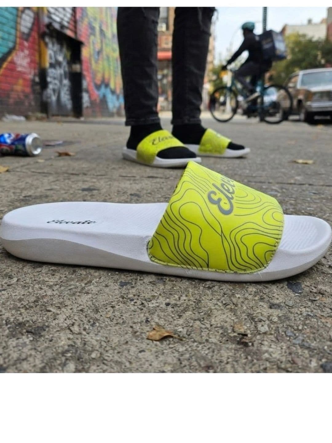 ELEVATE STEPS Men Printed Sliders thumbnail 5