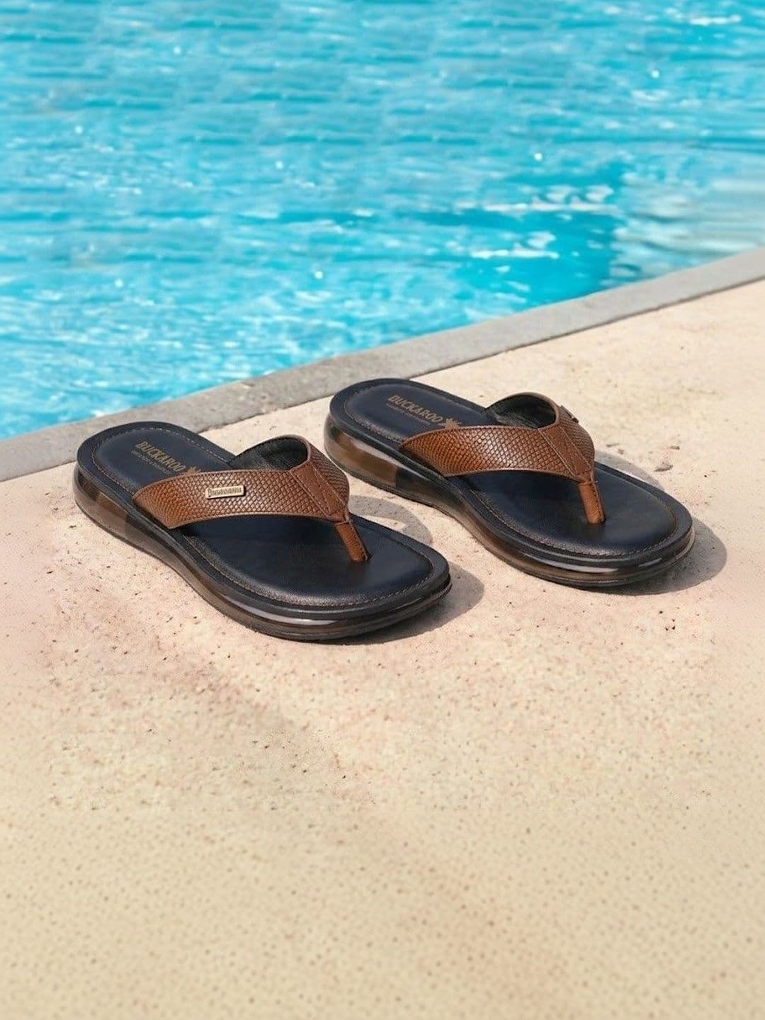 Buckaroo Men FLATTER Leather Comfort Sandals - view 1