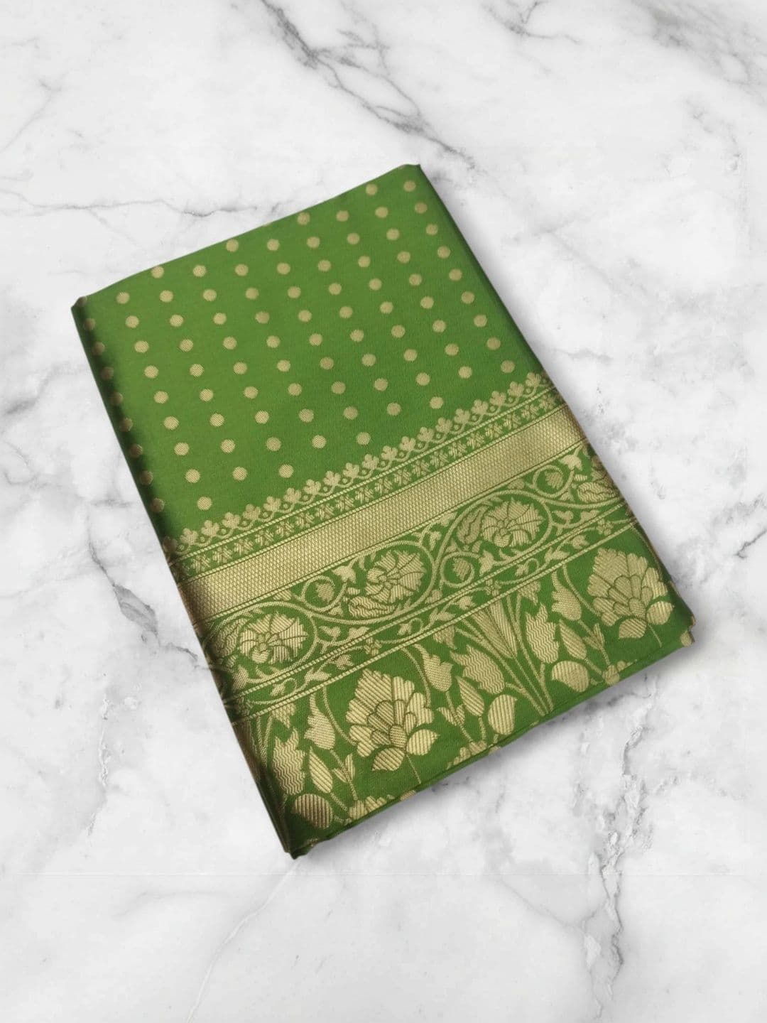 Milvia Woven Design Zari Silk Blend Designer Banarasi Saree thumbnail 2