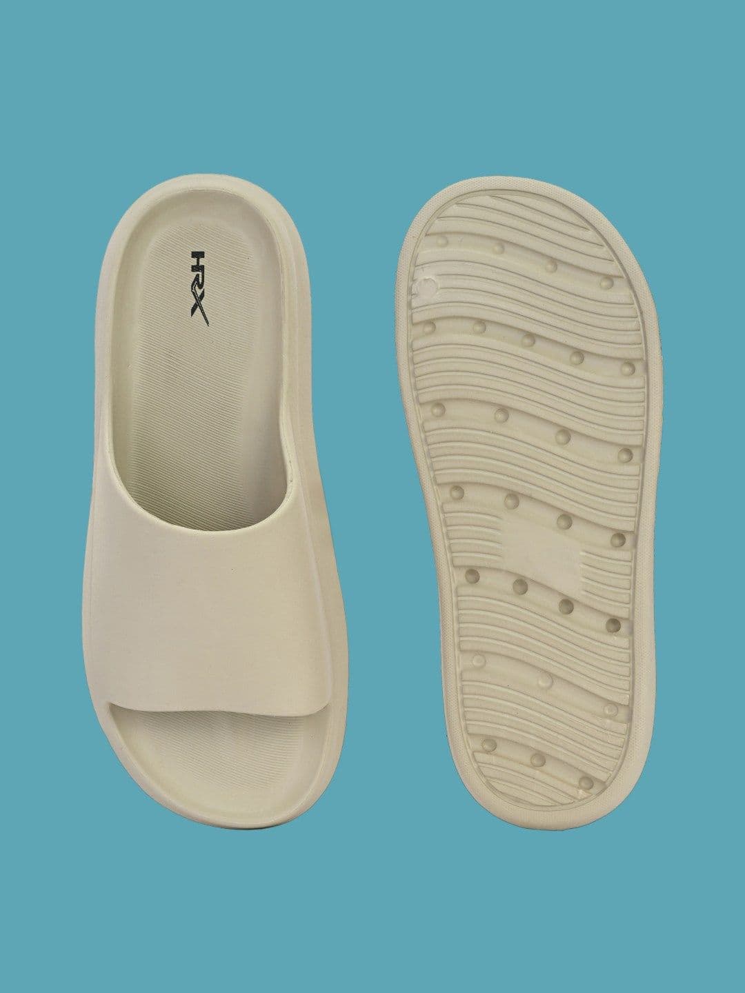 HRX by Hrithik Roshan Men Rubber Sliders thumbnail 2