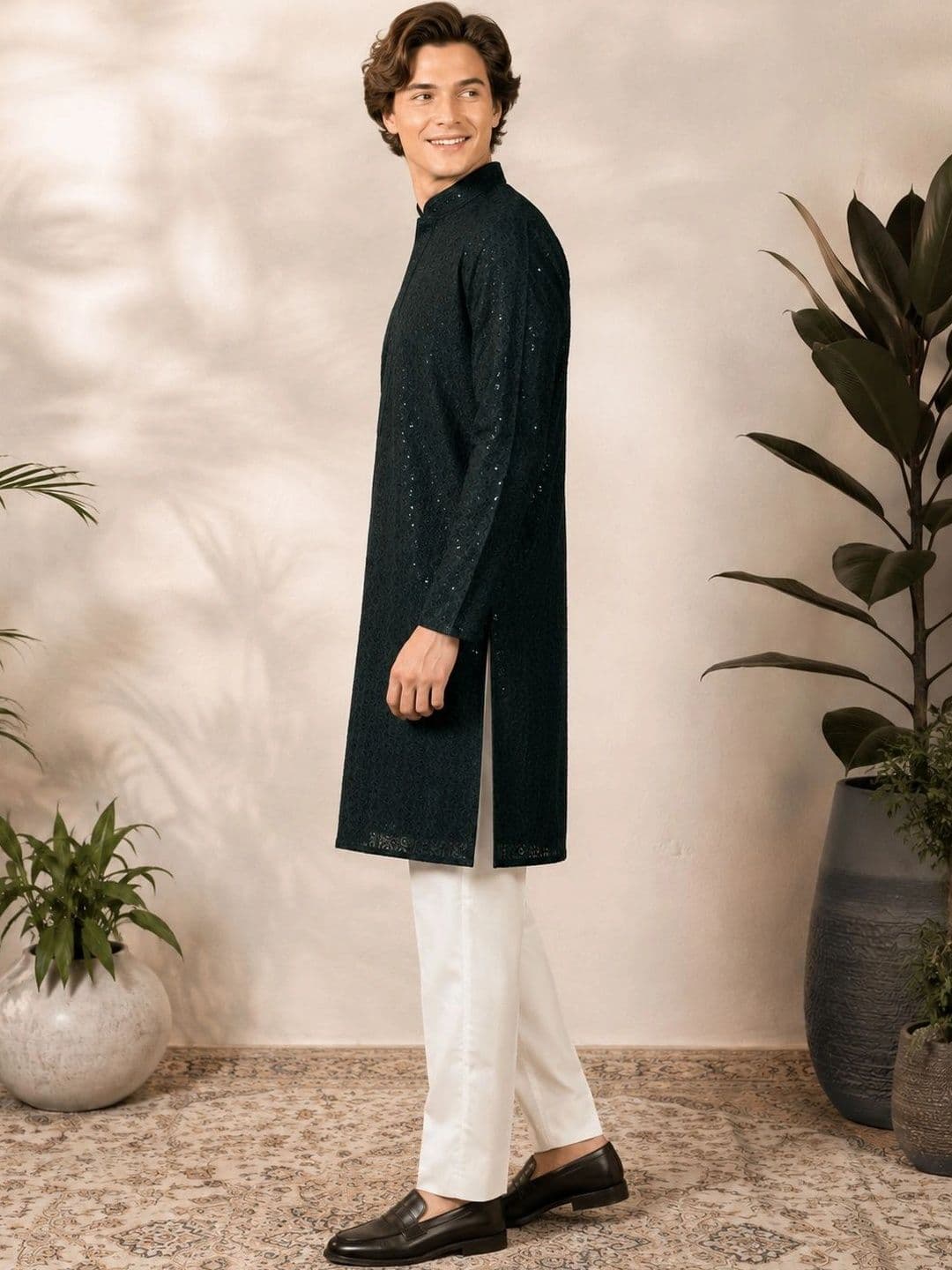 Anouk Men Kurta thumbnail 3