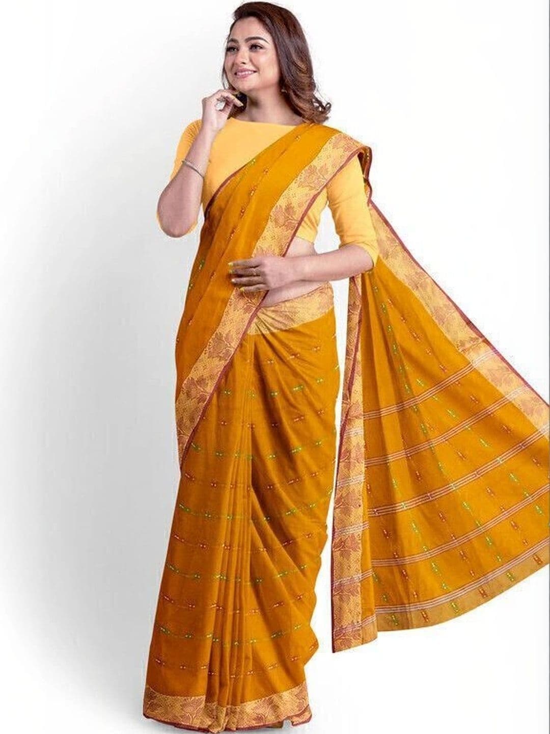 TANTSHREE Pure Cotton Saree - view 1