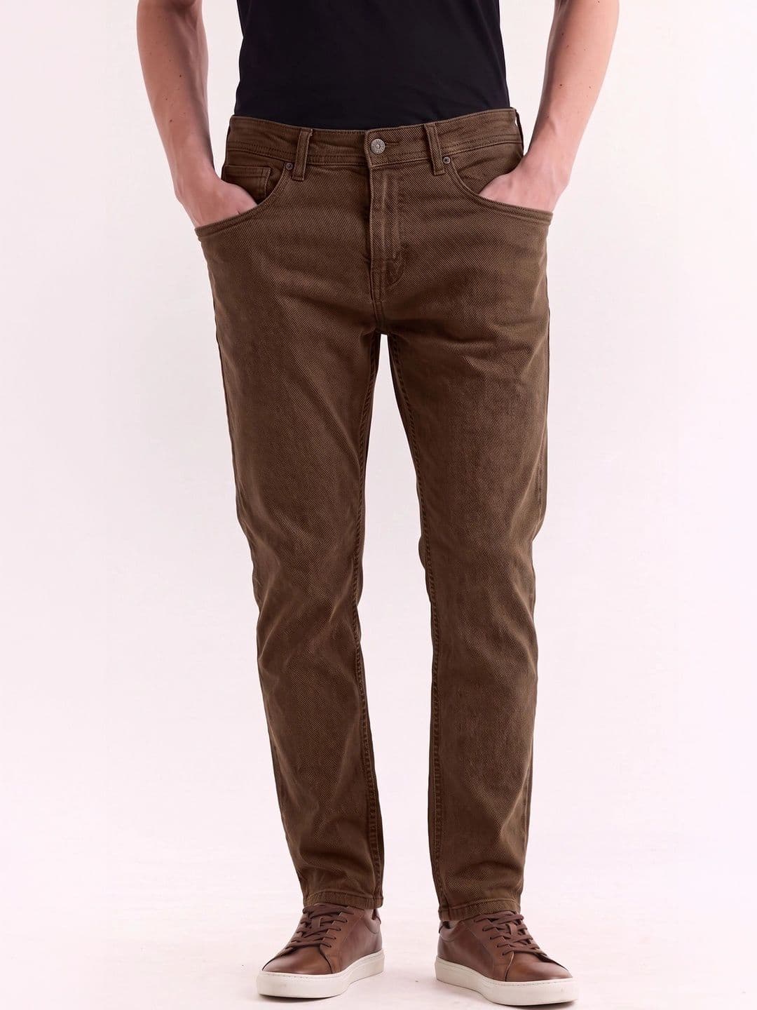 DAGERRFLY Men Slim Fit Mid-Rise Jeans thumbnail 3