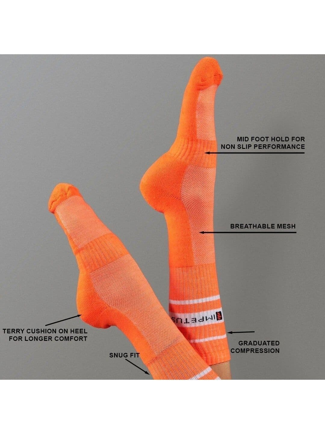 IMPETUS Men Striped Calf Length Socks thumbnail 7