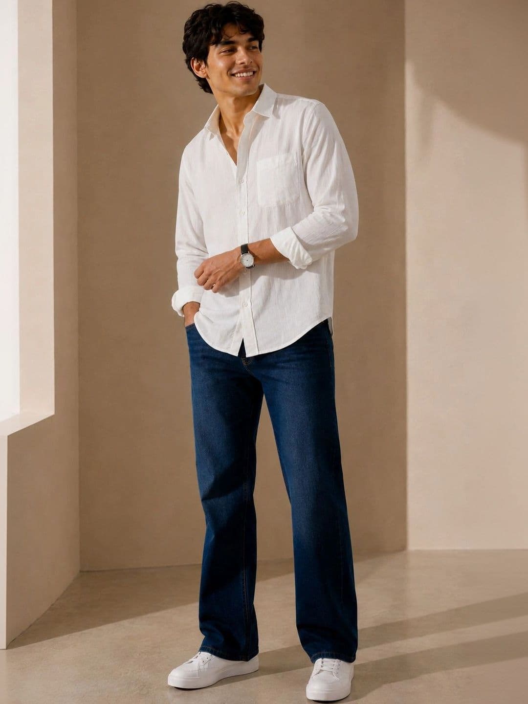 D'AVARRIO Men Relaxed Casual Shirt thumbnail 6