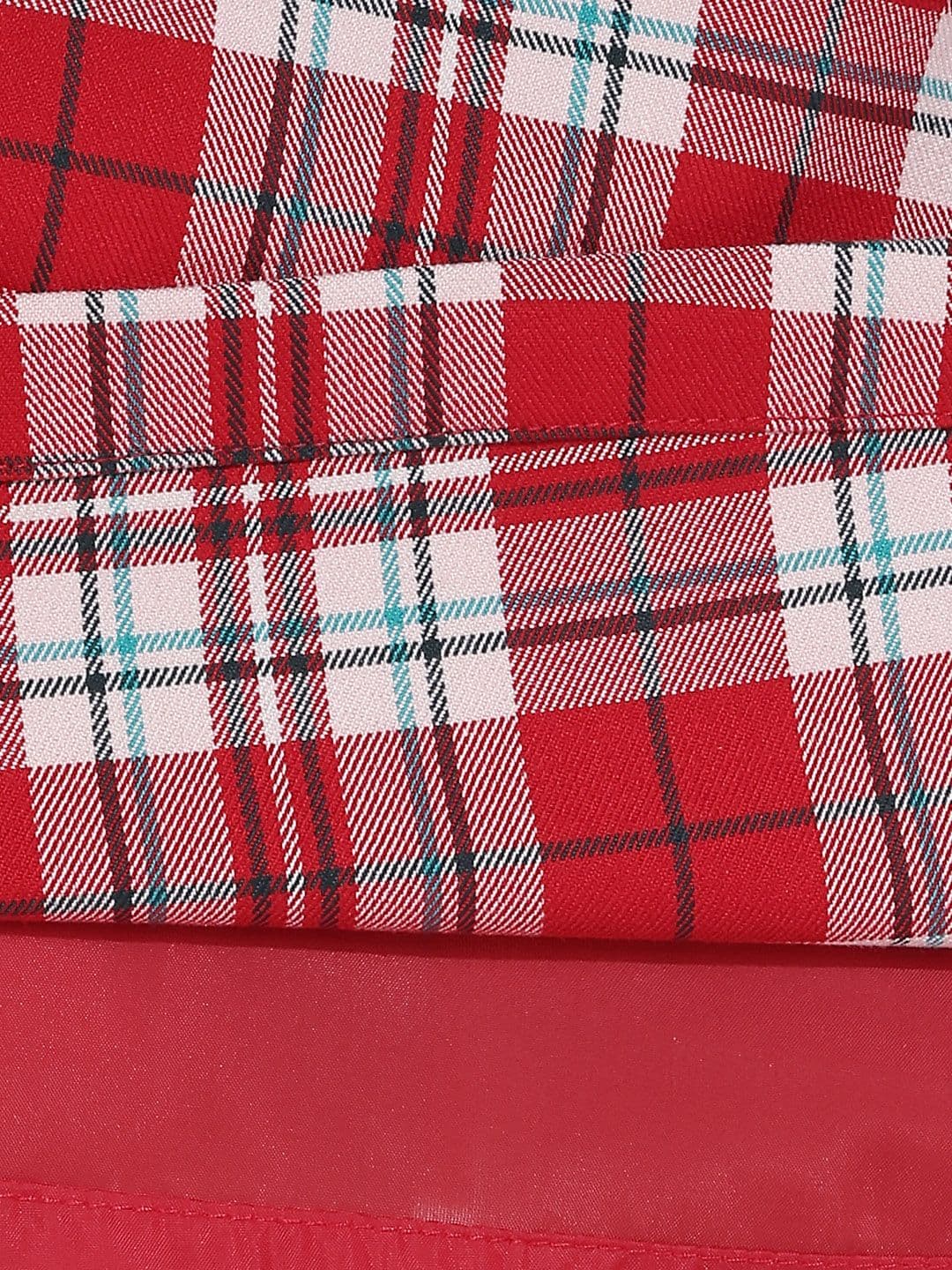 MONKI Checked Mini A-Line Skirt thumbnail 2