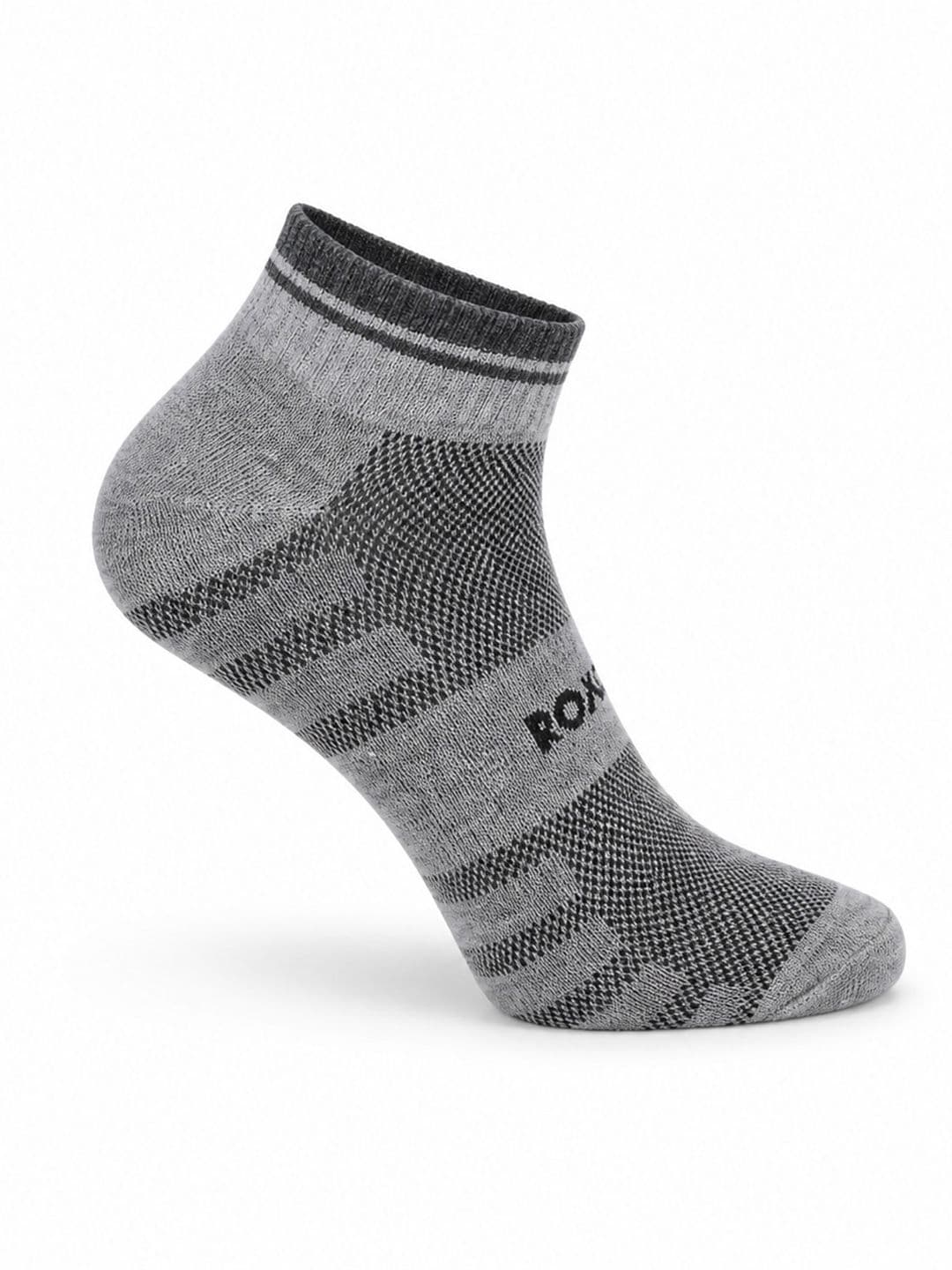 Roadster Men Pack of 3 Cotton Patterned Ankle Length Socks thumbnail 5