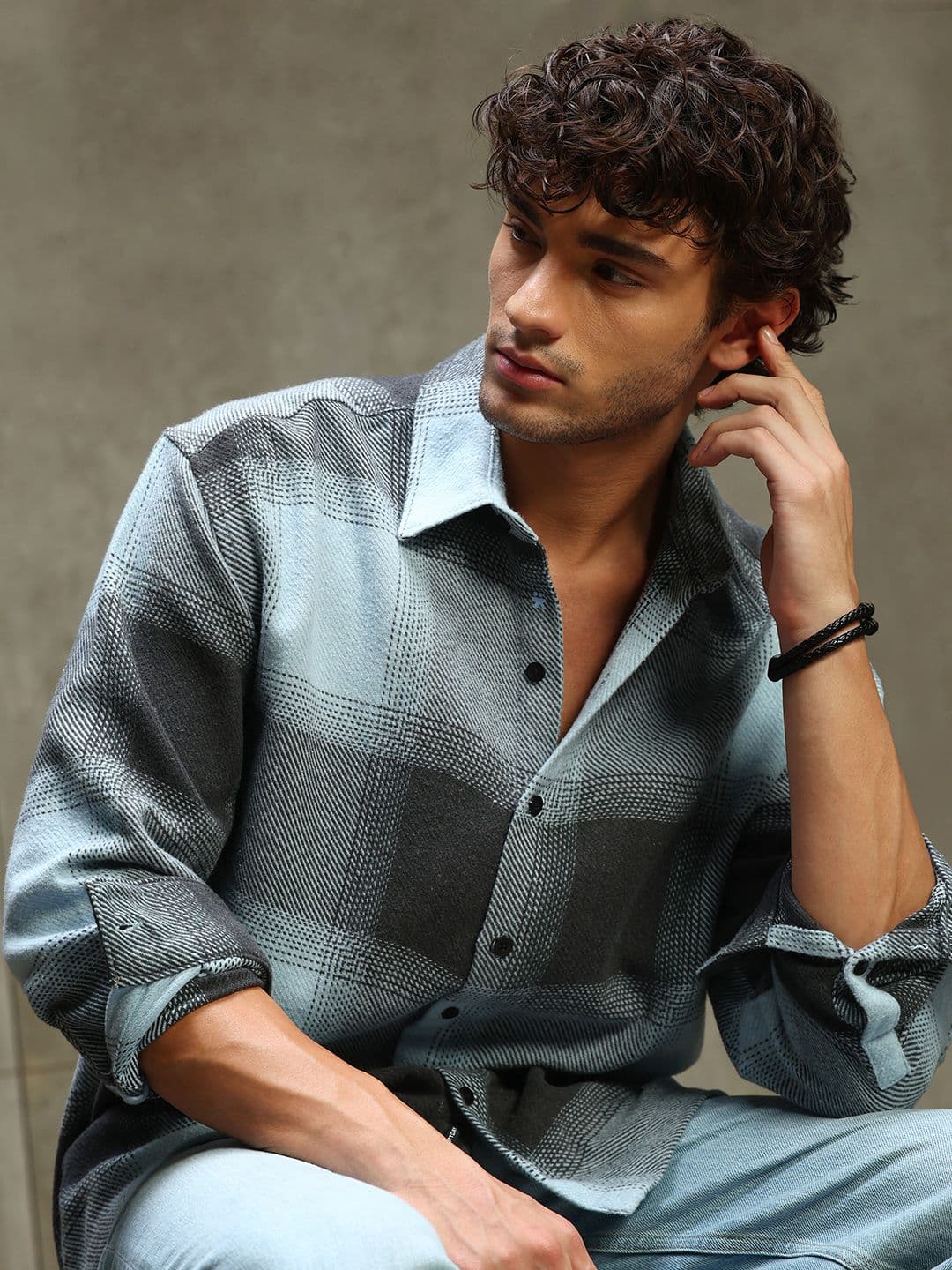 CAHOOT Men Relaxed Fit Tartan Checks Checked Casual Shirt - view 1