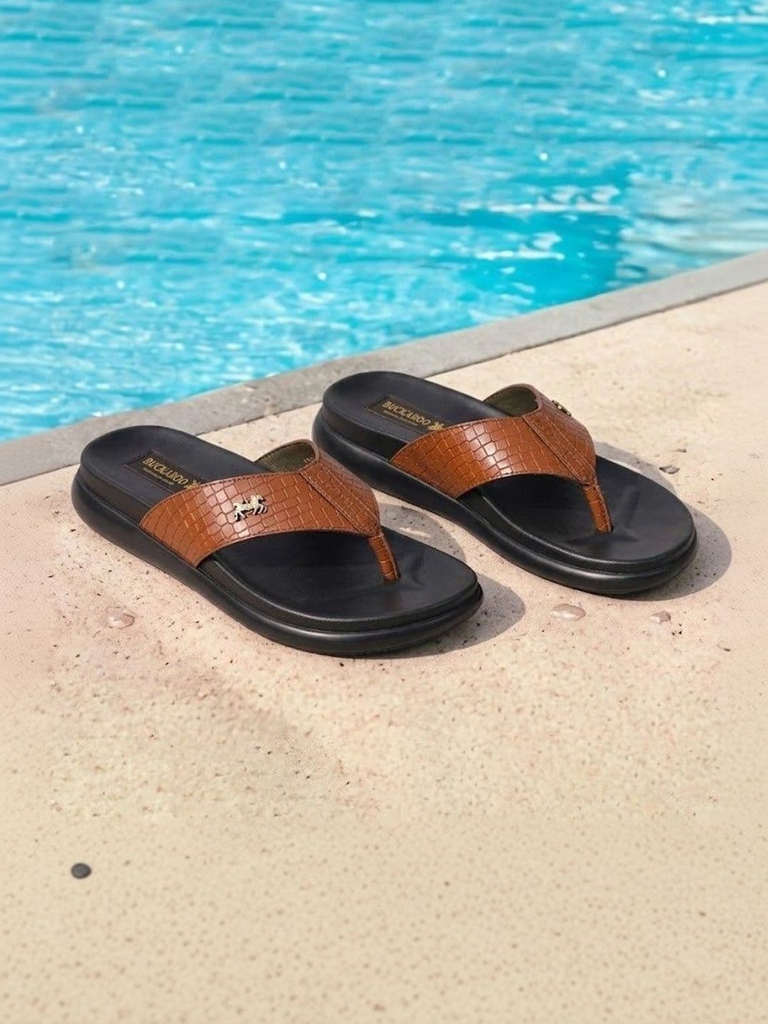 Buckaroo Men Leather Fisherman Sandals - view 1