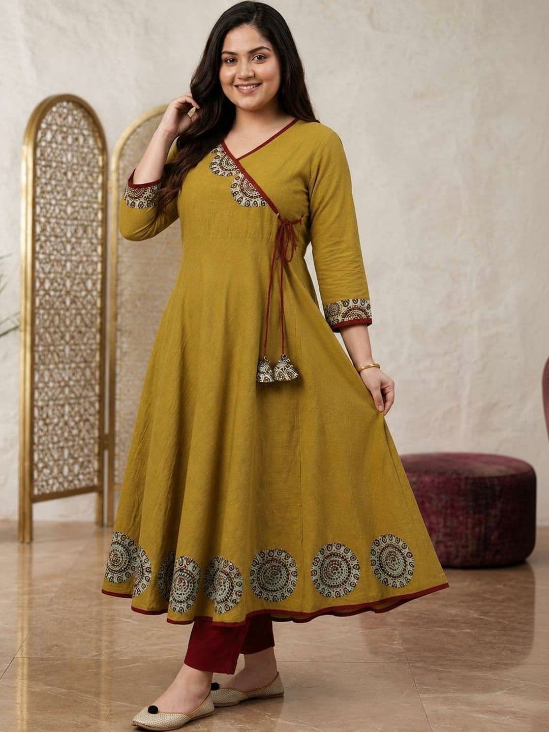 KALINI Women Anarkali Kurta thumbnail 7