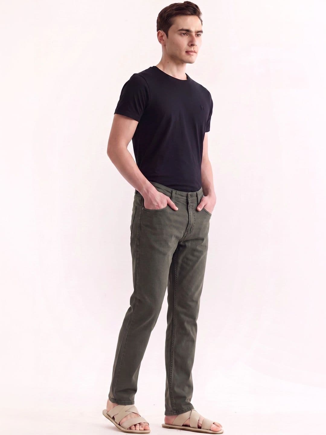 DAGERRFLY Men Slim Fit Mid-Rise Jeans thumbnail 4