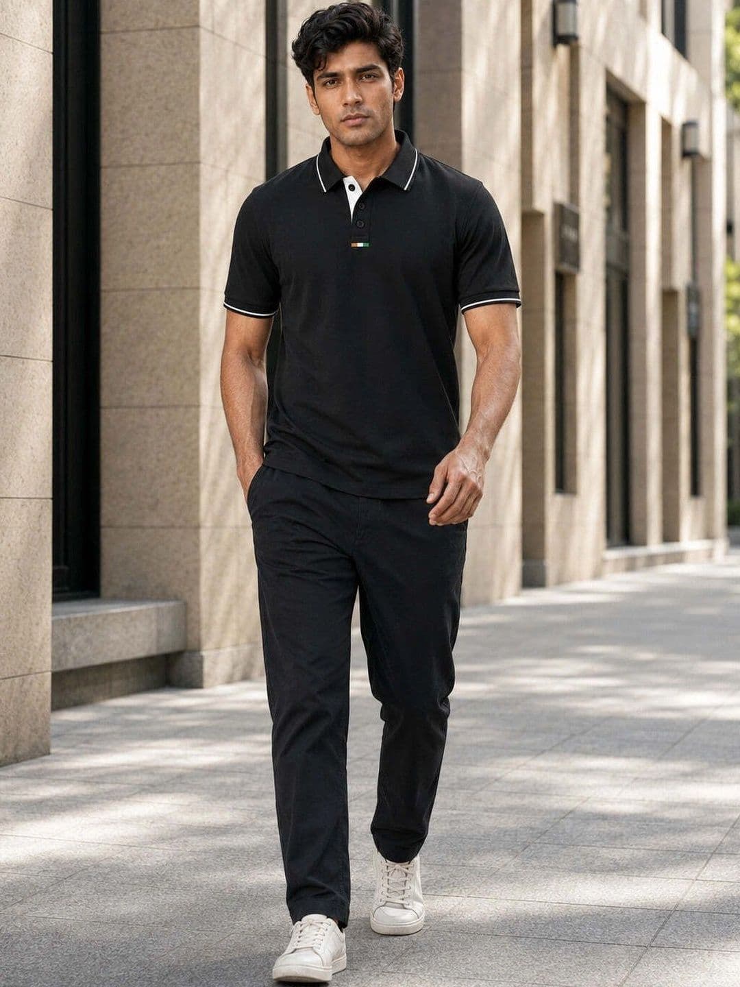 Warrior World Men Polo Collar Pure Cotton T-shirt thumbnail 5