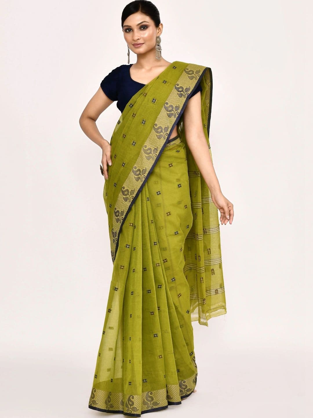 TANTSHREE Pure Cotton Saree thumbnail 4