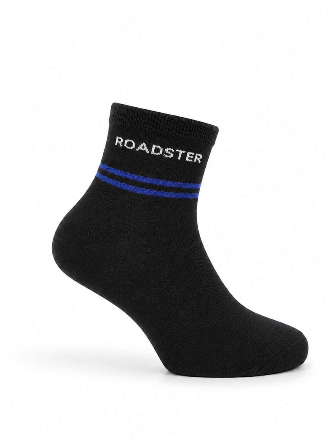 Roadster Men Pack of 3 Cotton Striped Above Ankle Socks thumbnail 3