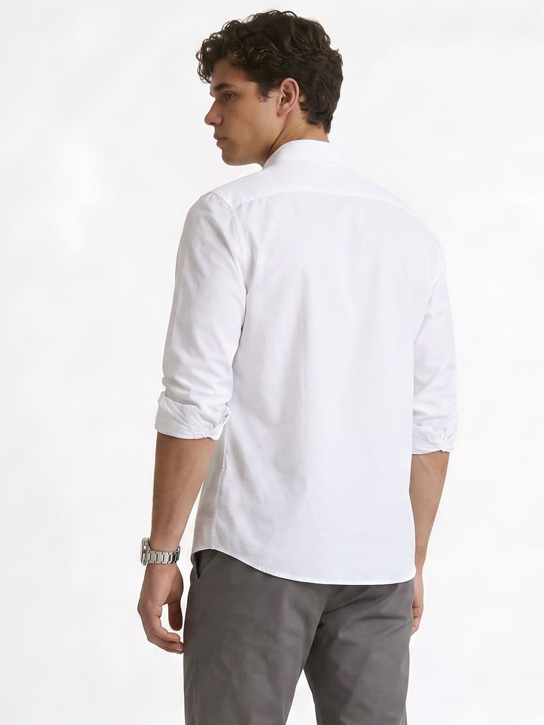 Peter England Slim Fit Pure Cotton Casual Shirt thumbnail 3