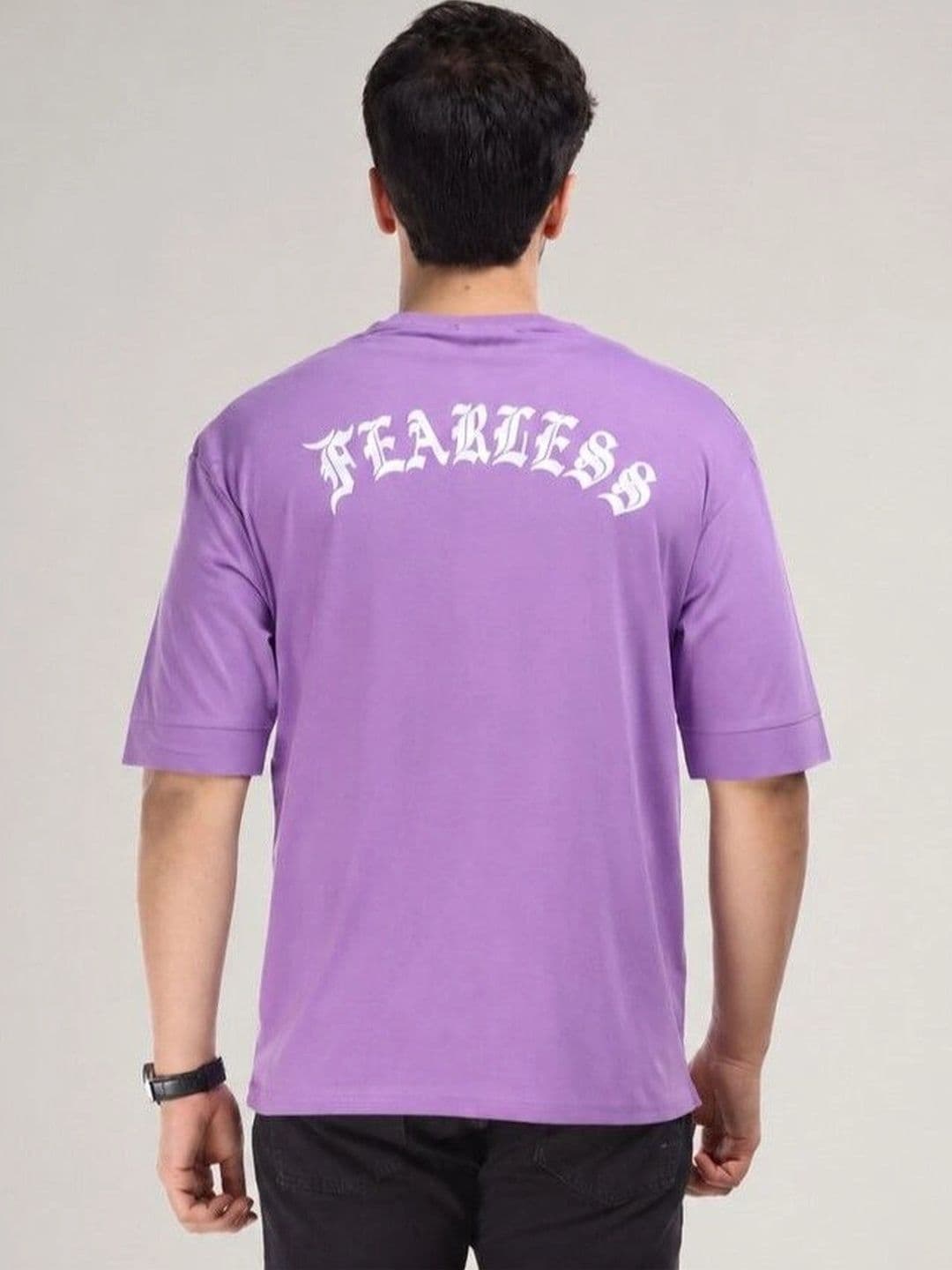 ISPIRIT Men Typography Printed Drop-Shoulder Sleeves T-shirt thumbnail 2