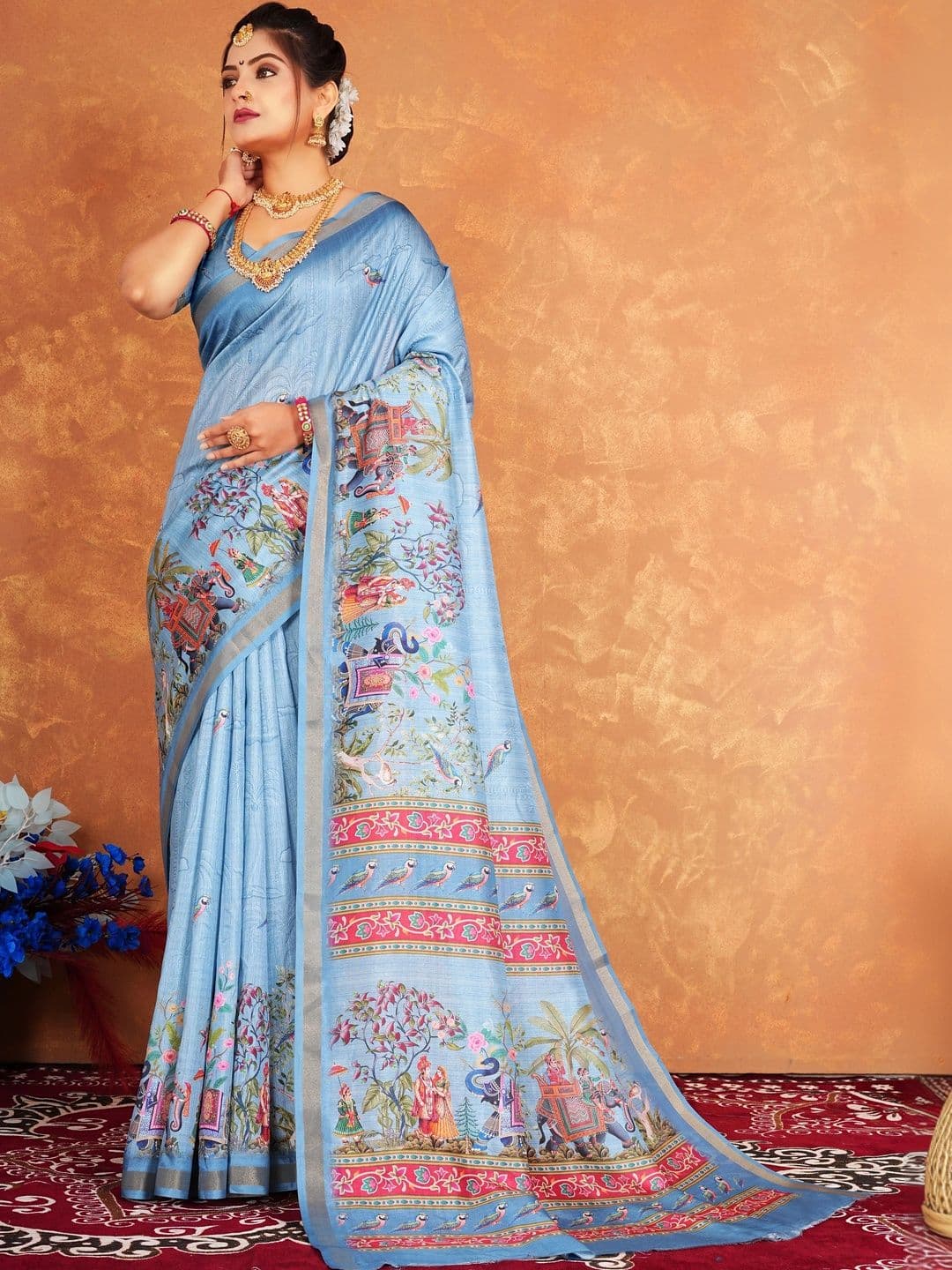 NARIVESH TRENDS Art Silk Saree - view 1