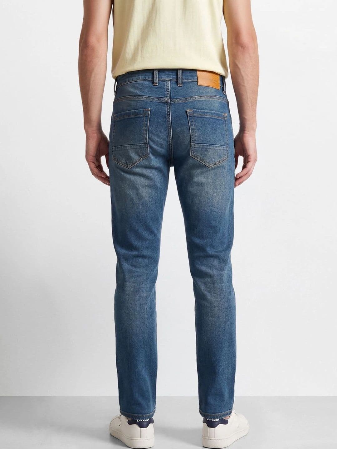 The Indian Garage Co Men Slim Fit Mid-Rise Jeans thumbnail 5