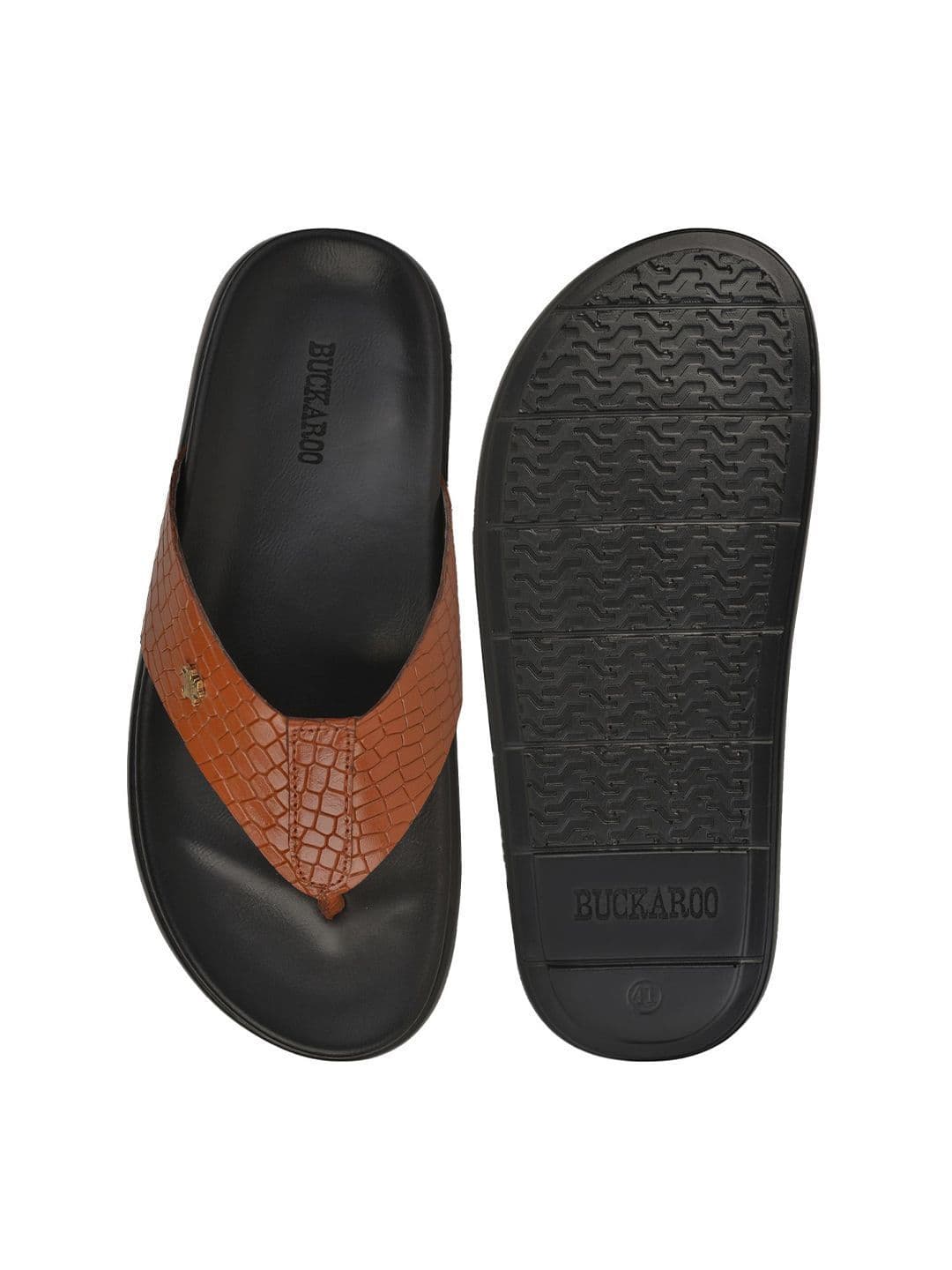 Buckaroo Men Leather Fisherman Sandals thumbnail 6