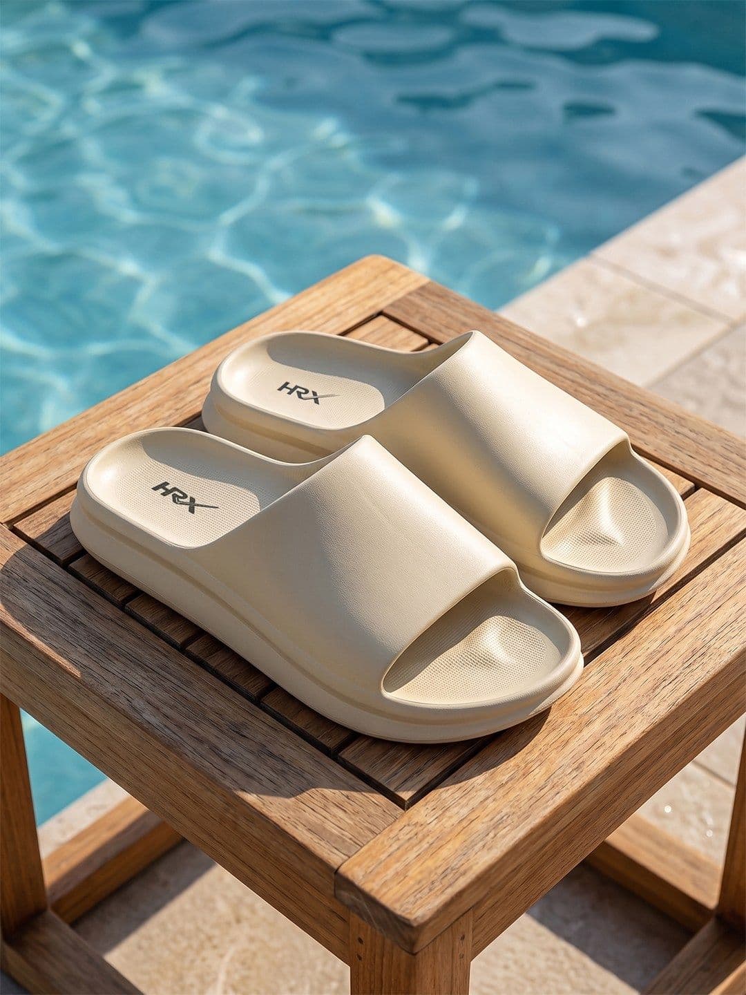HRX by Hrithik Roshan Men Rubber Sliders - view 1