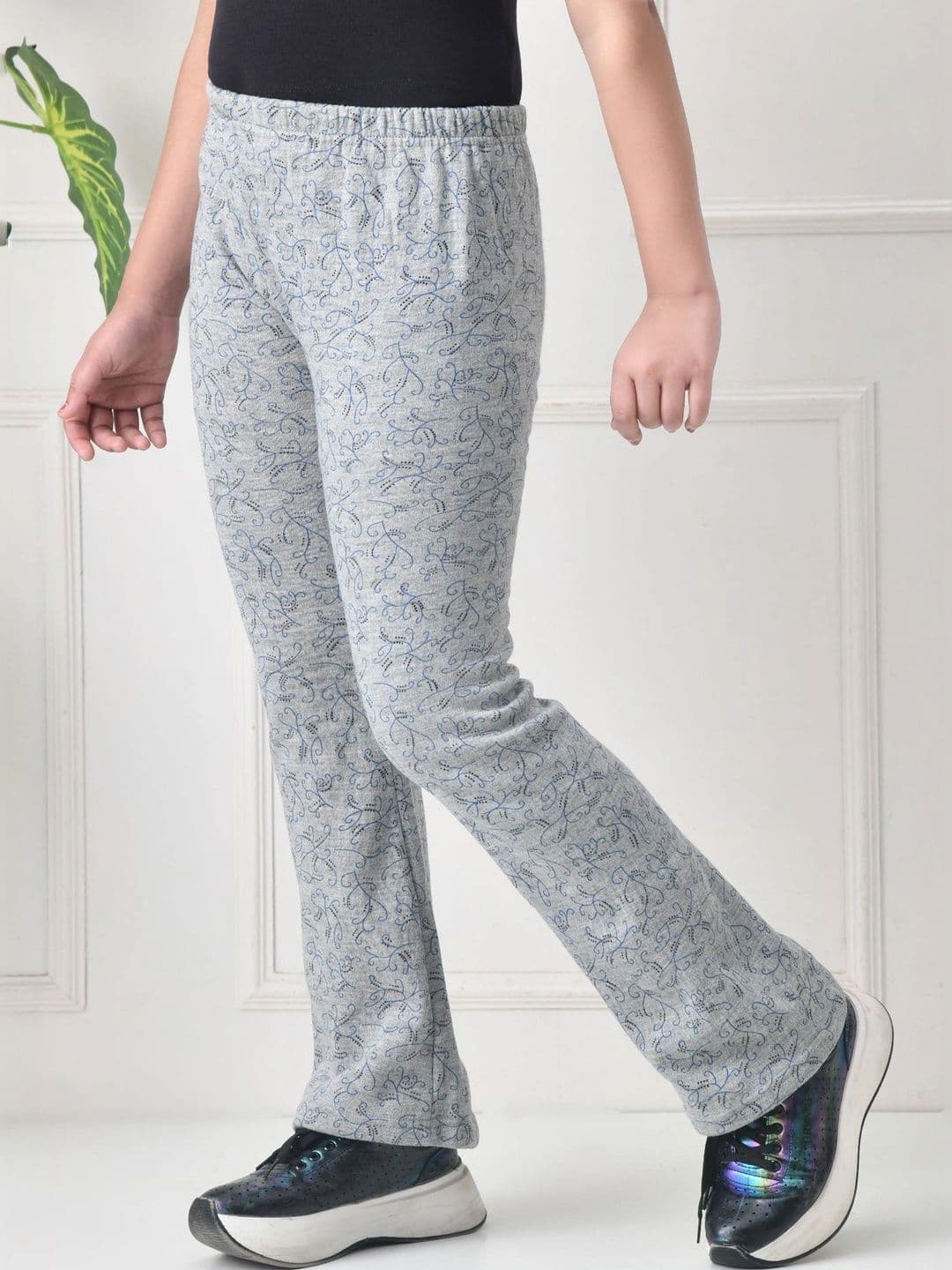 BAESD Girls 2 Printed Knitted Ethnic Palazzos thumbnail 7