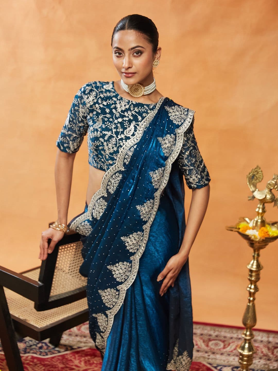 kasee Embellished Embroidered Saree thumbnail 5