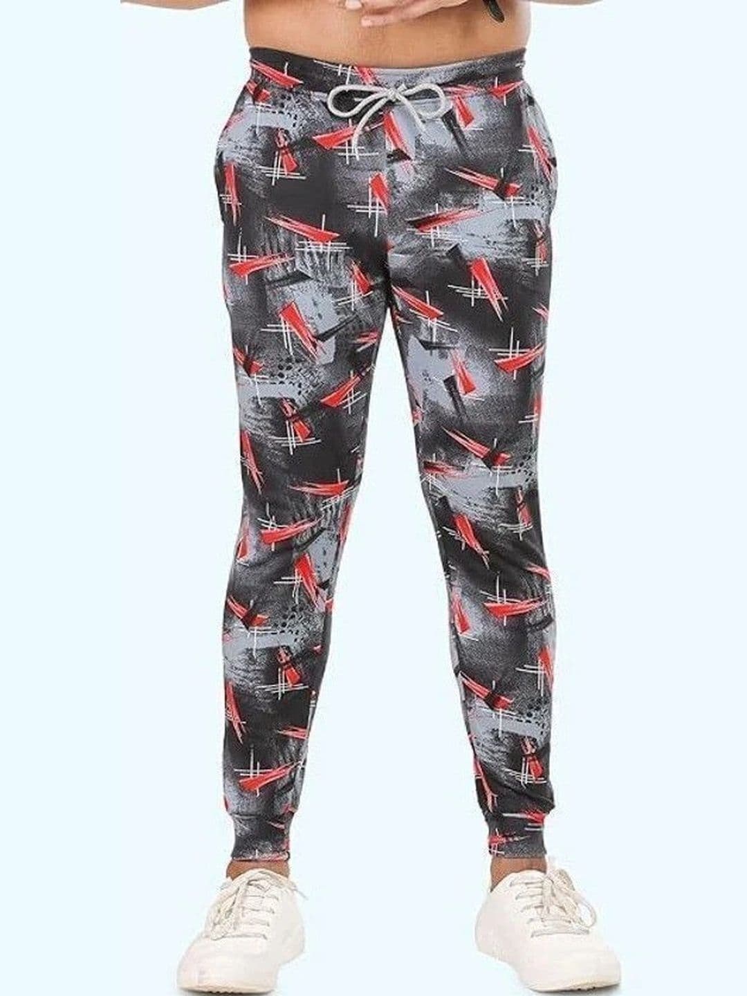24 Street Men Jogger Mid-Rise Printed Jeans thumbnail 4