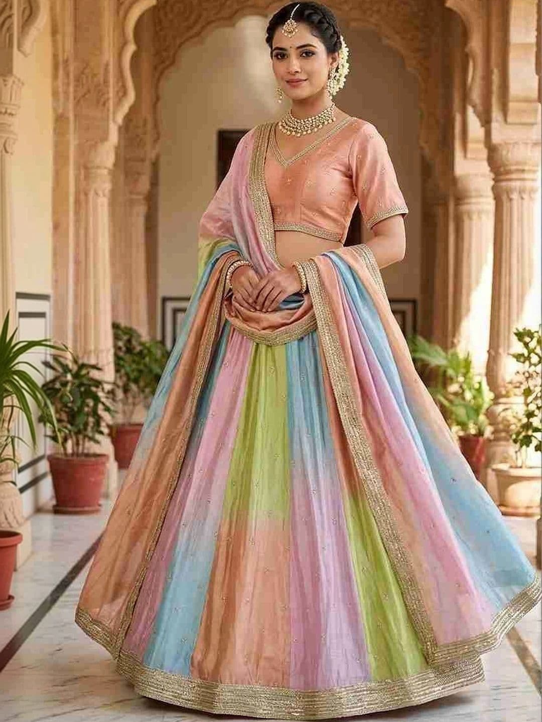 PAVORA Ready to Wear Lehenga & - view 1