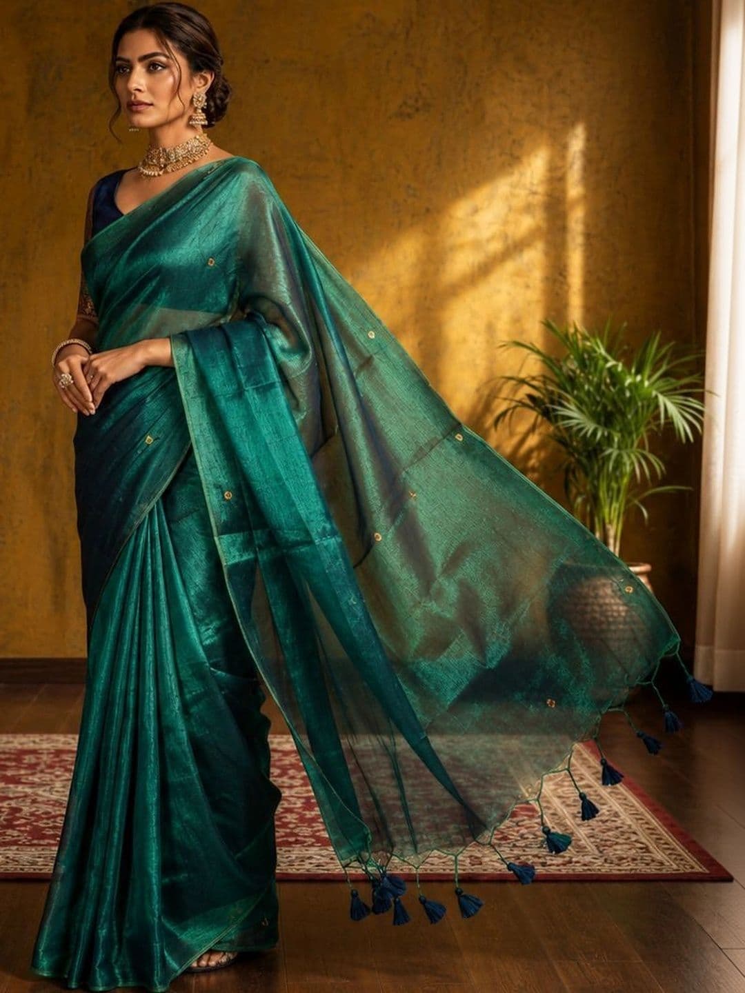 TANTSHREE Pure Cotton Saree - view 1