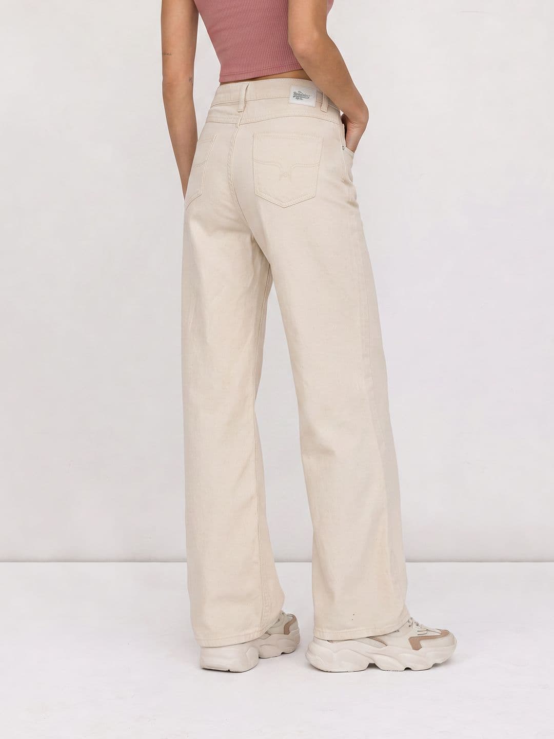 The Roadster Life Co. Women Baggy Fit High-Rise Stretchable Jeans thumbnail 5