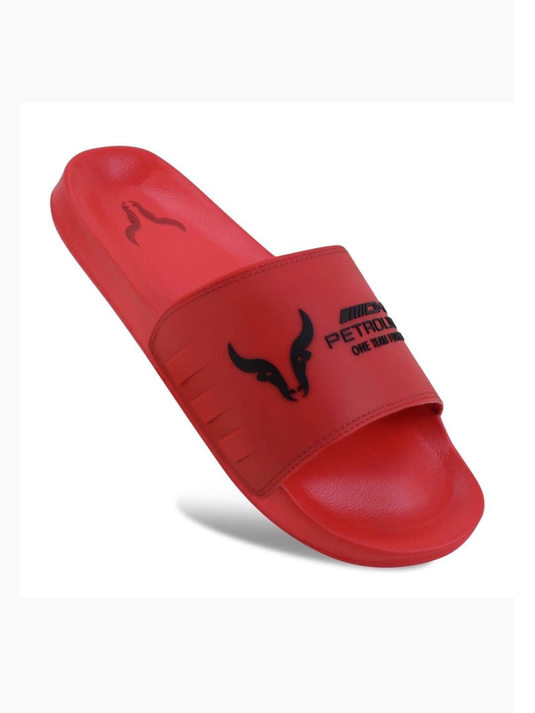 LIDDU Men Printed Slip-On Sliders thumbnail 5