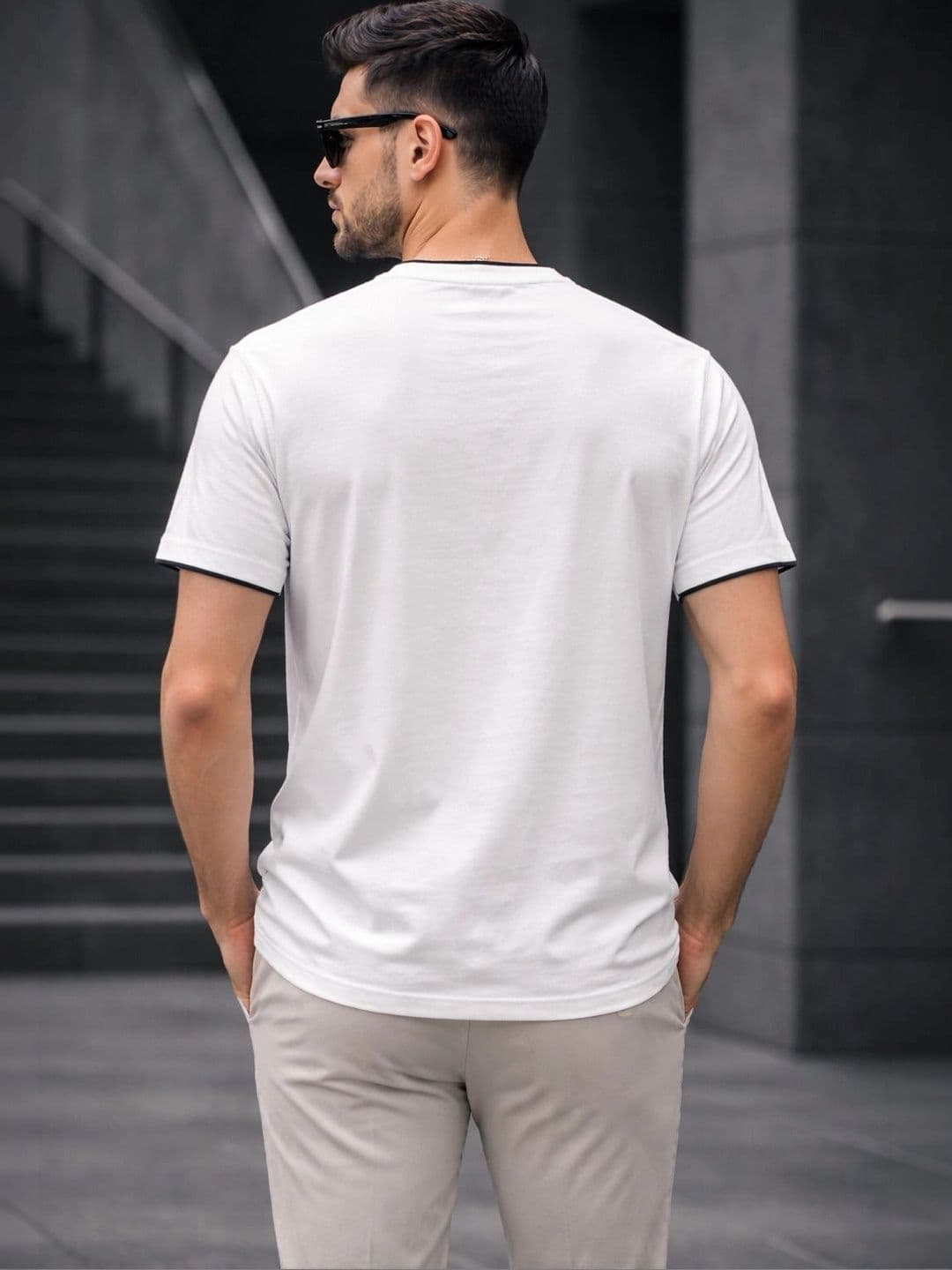 PARCELYARD Men Brand Logo T-shirt thumbnail 3