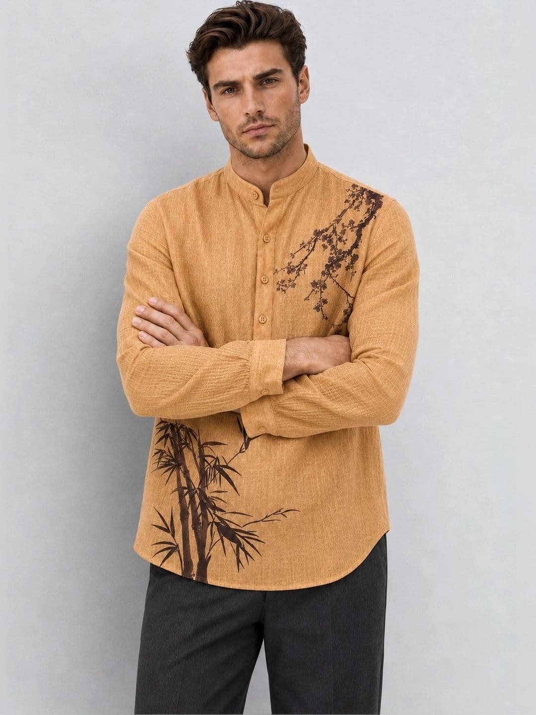 Anouk Men Floral Printed Kurta thumbnail 4