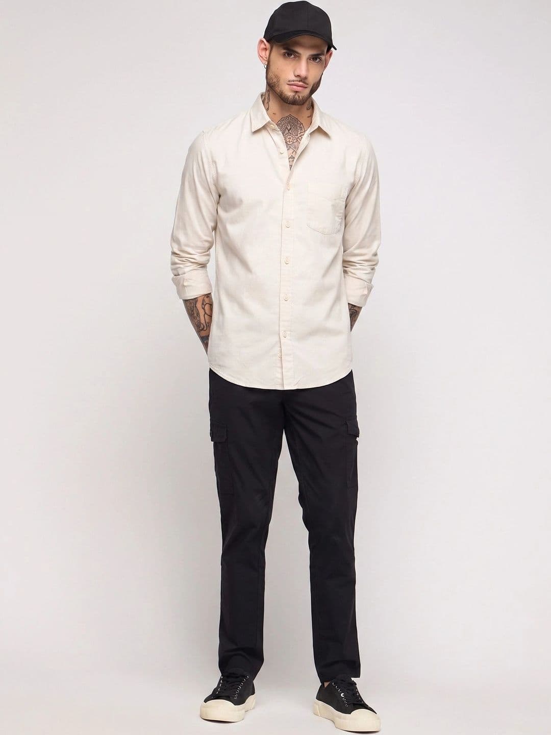 Red Flame Men Standard Casual Shirt thumbnail 2