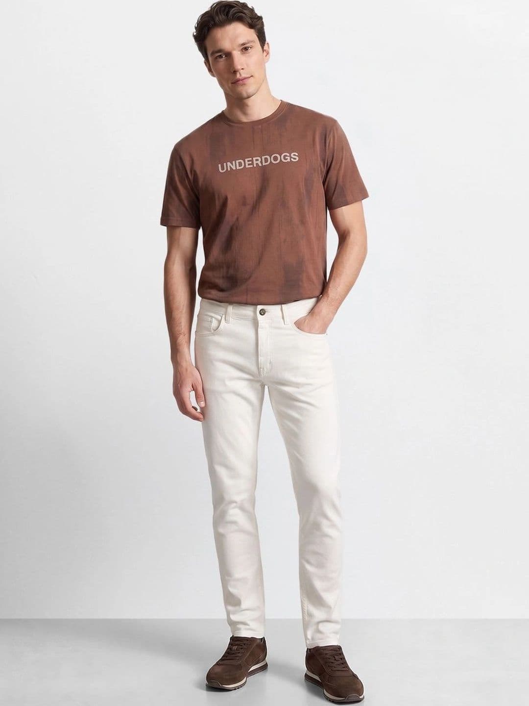 The Indian Garage Co Men Slim Fit Mid-Rise Jeans thumbnail 5