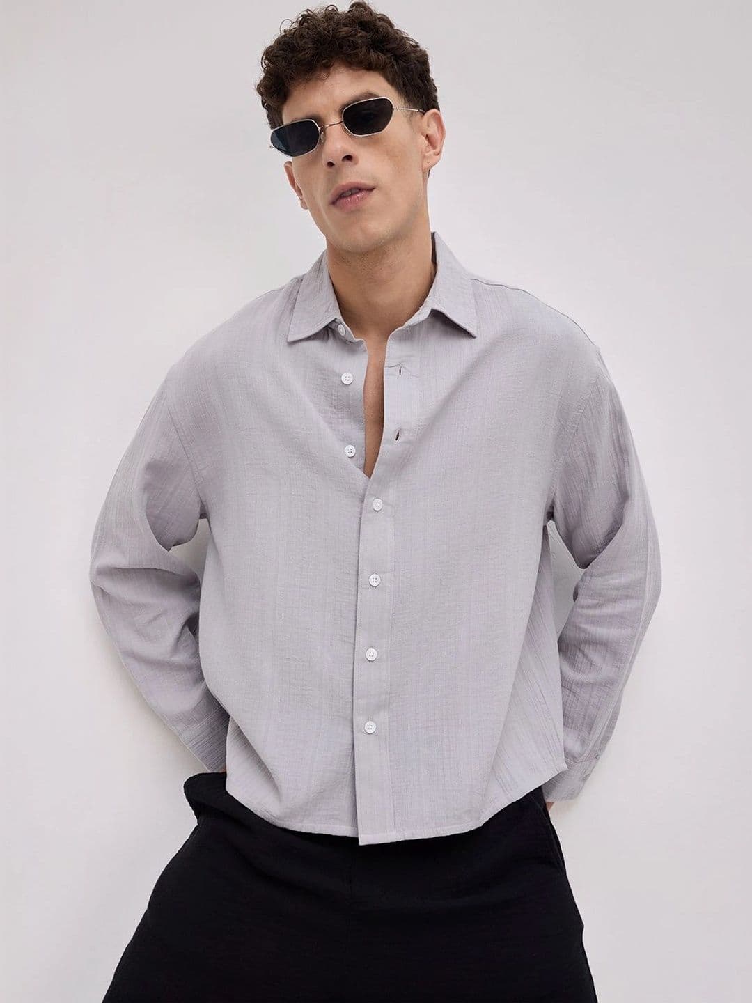 VASTRADO Men Classic Boxy Casual Shirt - view 1