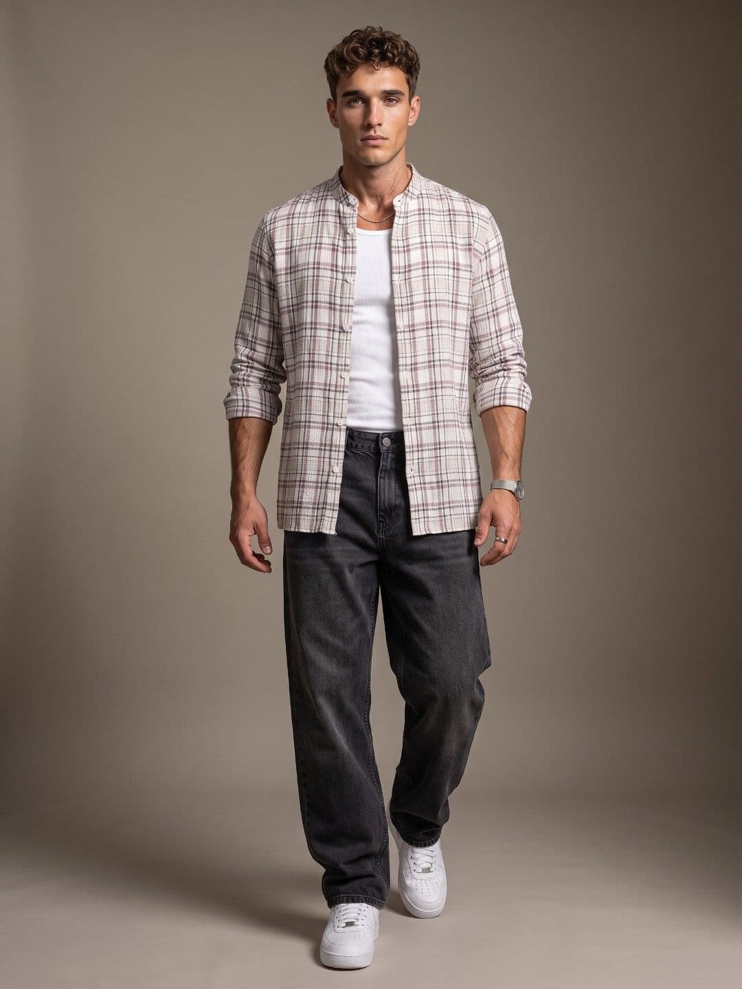 glitchez Checked Casual Shirt thumbnail 4
