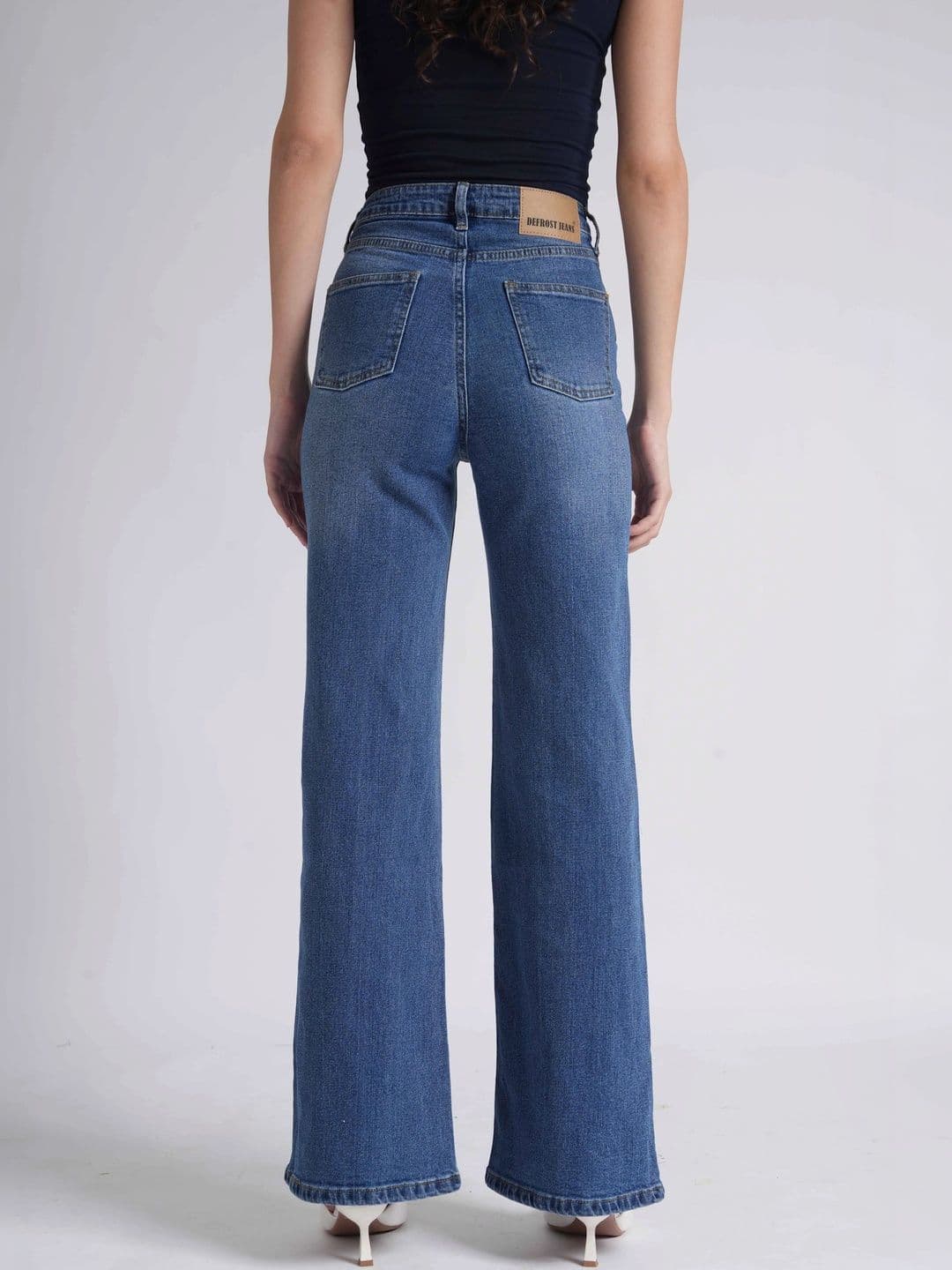 Defrost Jeans Women Wide Leg High-Rise Stretchable Jeans thumbnail 7
