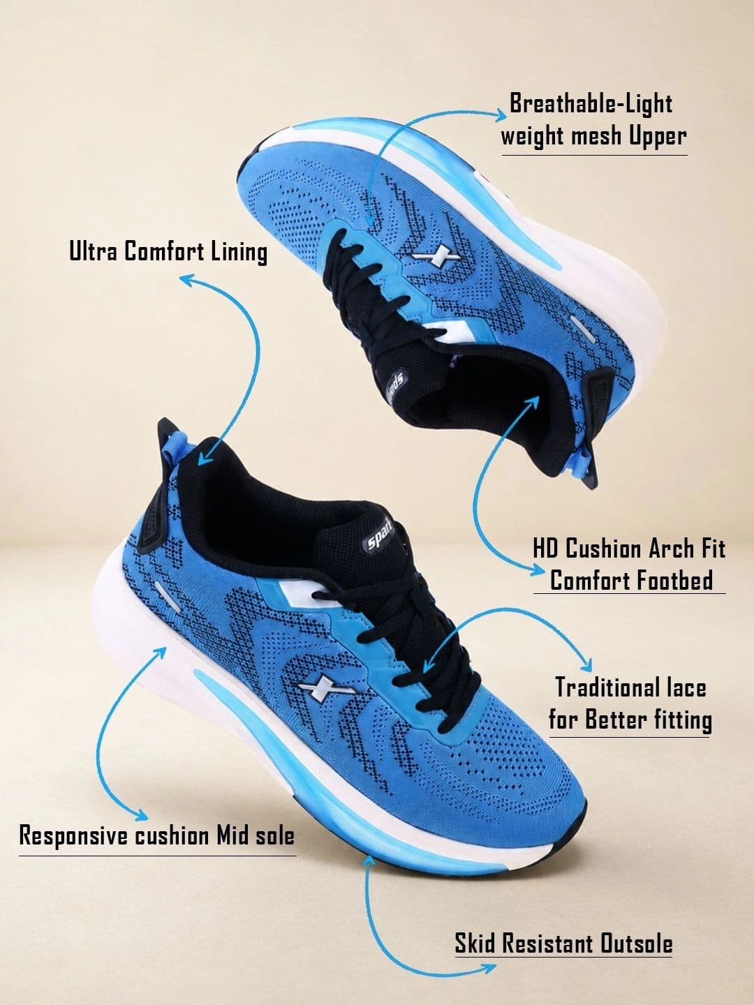 Sparx Men Mesh Running Shoes thumbnail 4