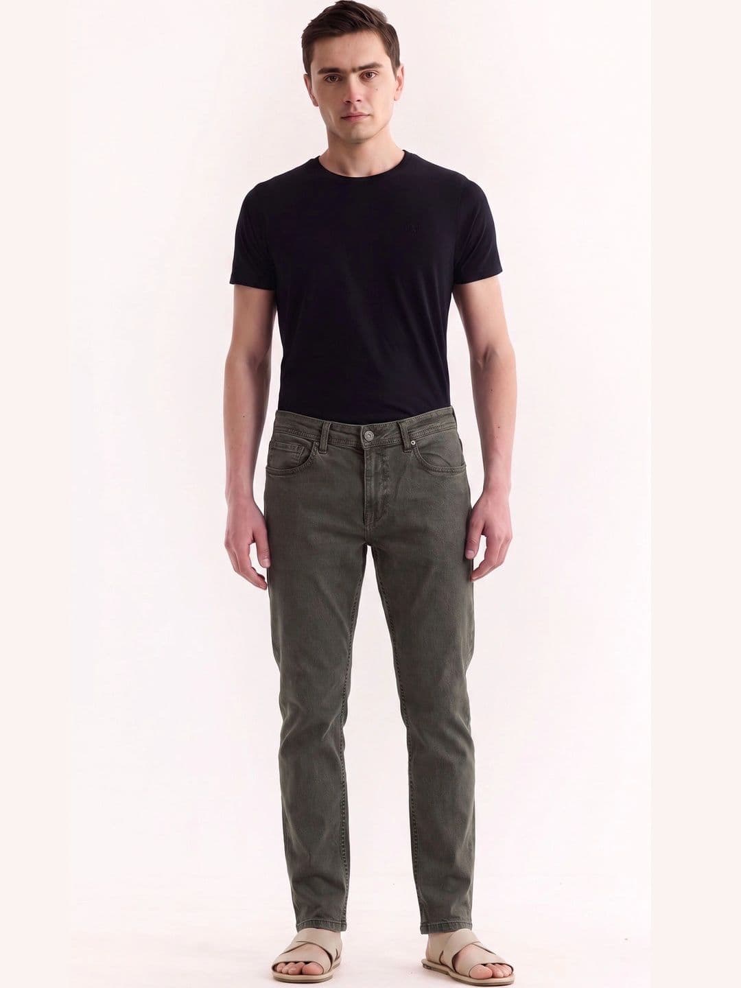DAGERRFLY Men Slim Fit Mid-Rise Jeans thumbnail 2