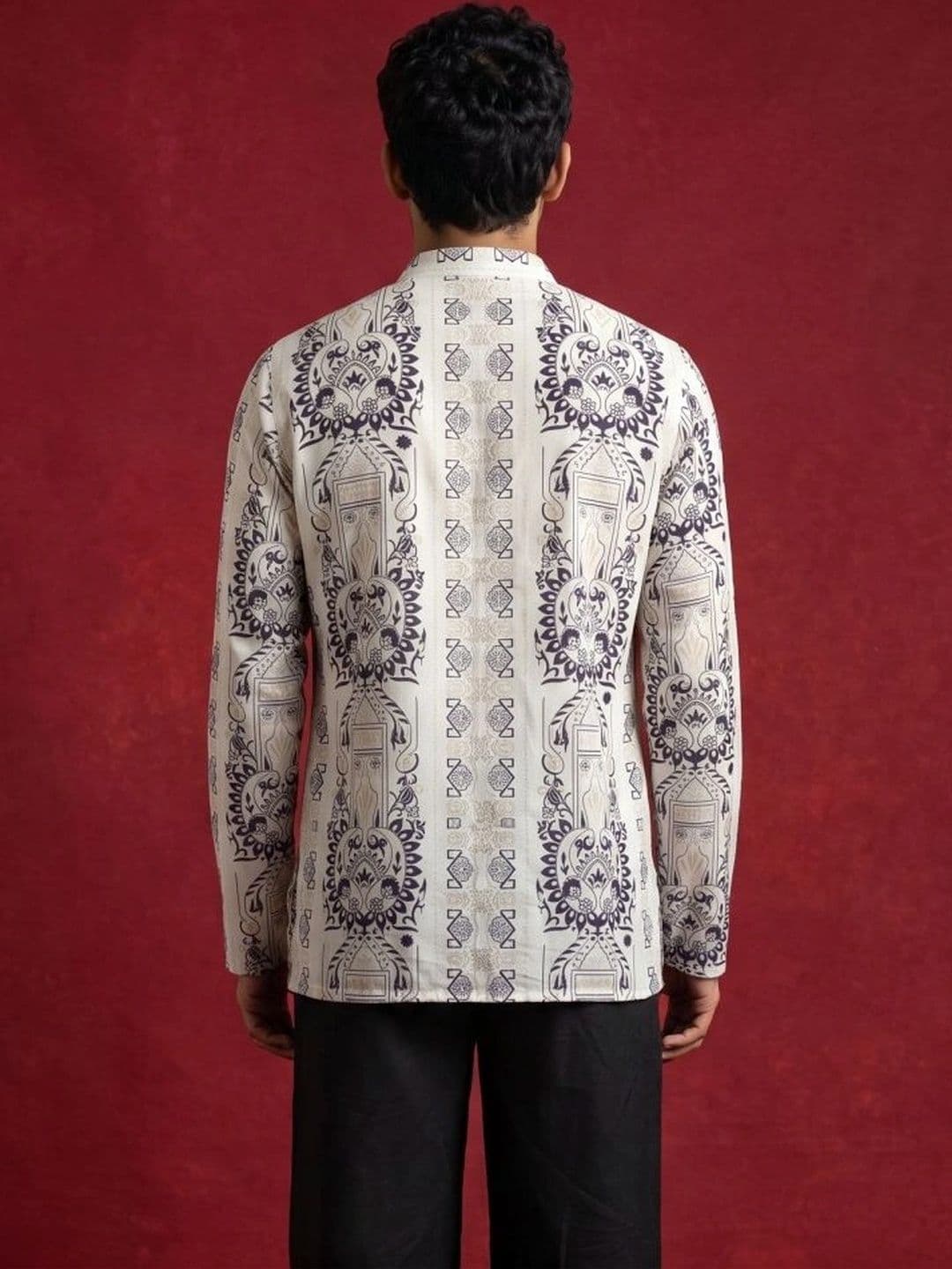Jompers Men Ethnic Motifs Printed Kurta thumbnail 2