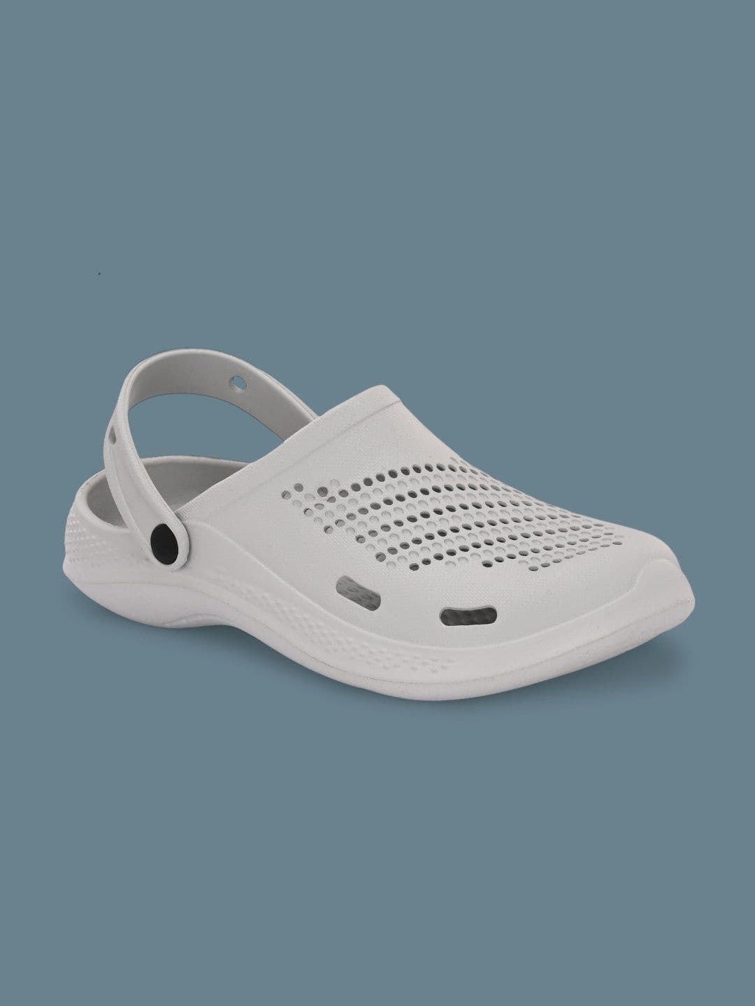 HRX by Hrithik Roshan Men Grey Self Design Rubber Clogs thumbnail 5