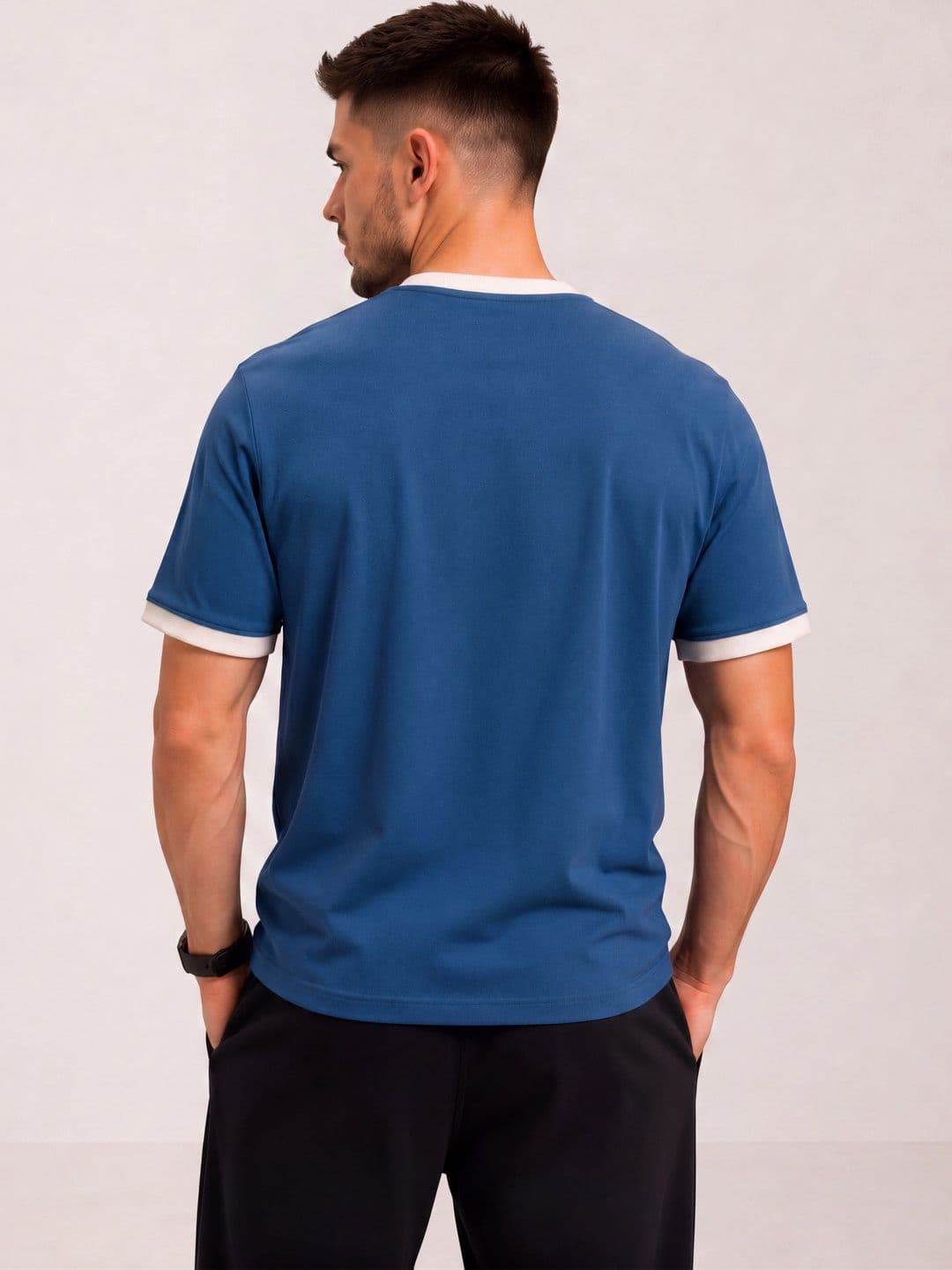 CROSS BENCH Men Typography Printed T-shirt thumbnail 4