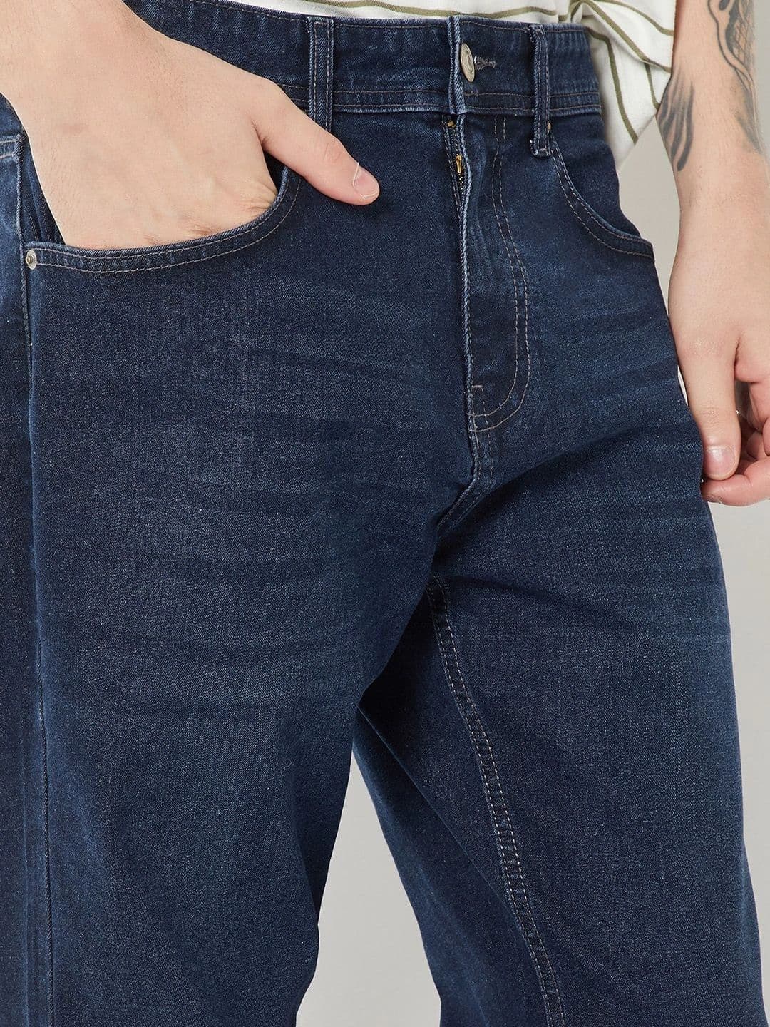 max Men Regular Fit Mid-Rise Stretchable Jeans thumbnail 5