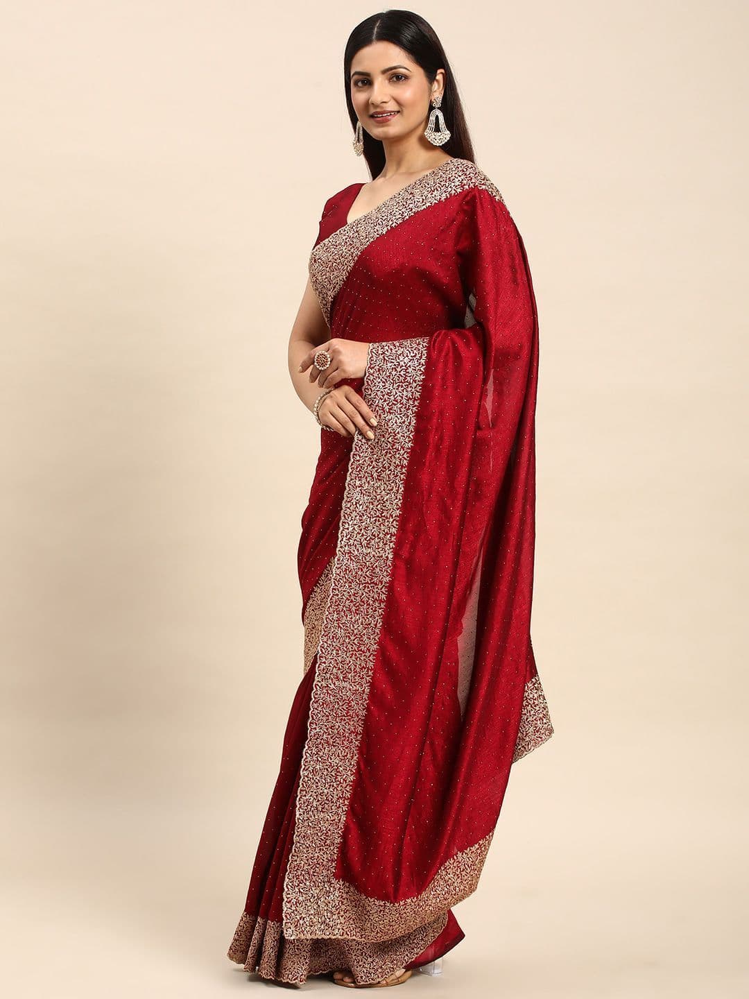 kasee Embellished Embroidered Saree thumbnail 2