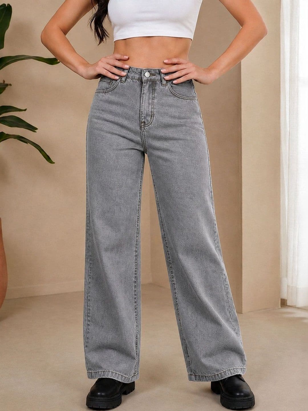 cnw Women Straight Fit Mid-Rise Jeans - view 1