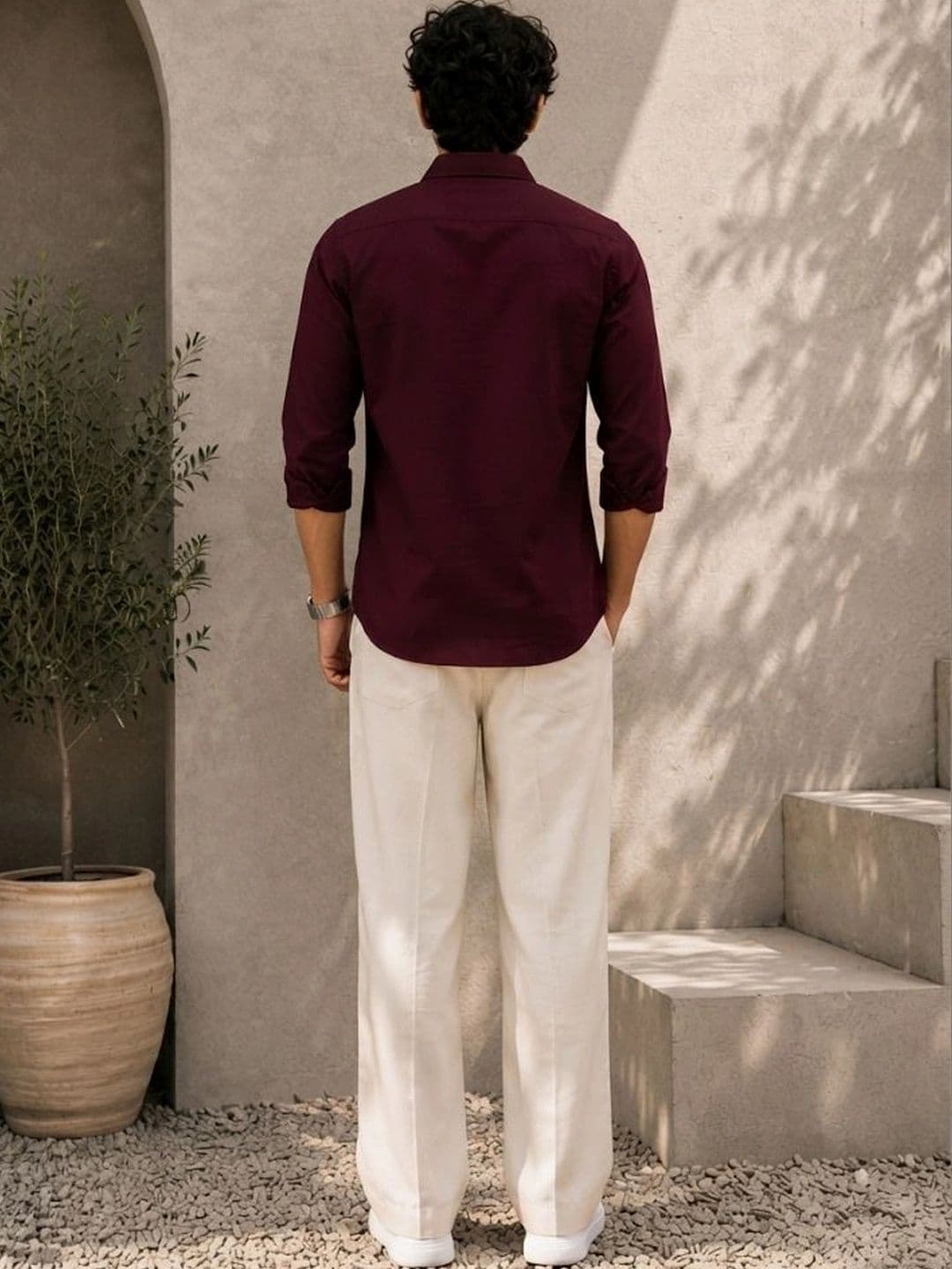 THE BIG ATTIRE Men Classic Casual Shirt thumbnail 2