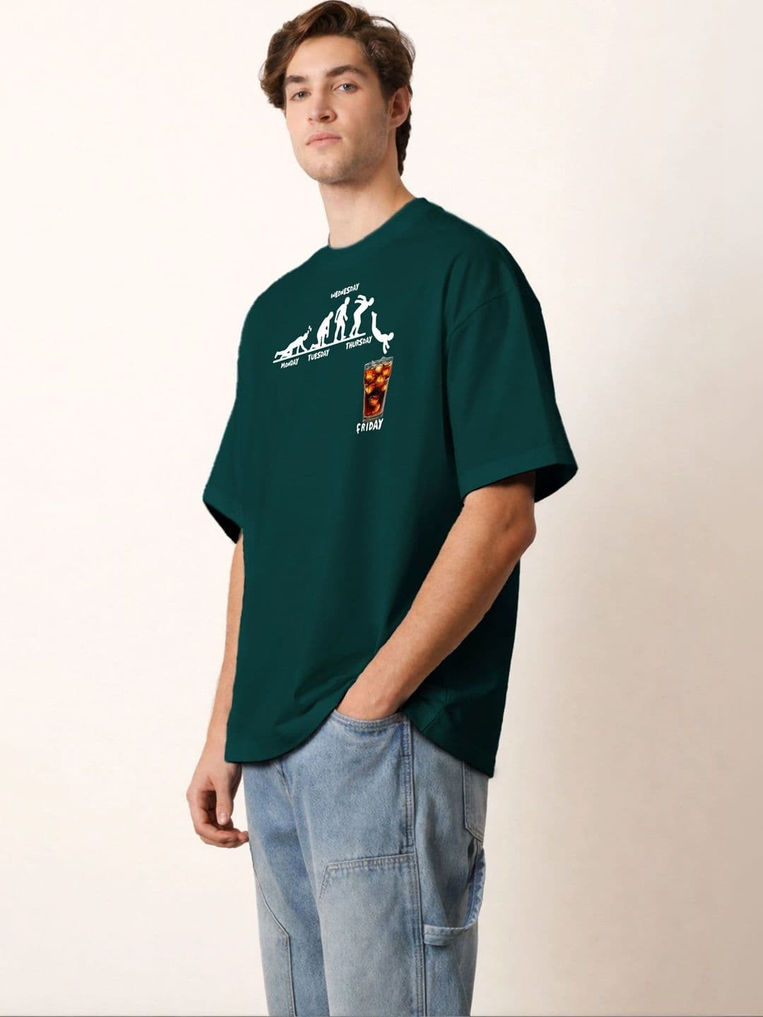 Moda rapido X TOGS & TERRE Men Printed Organic Cotton Blend T-shirt - view 1