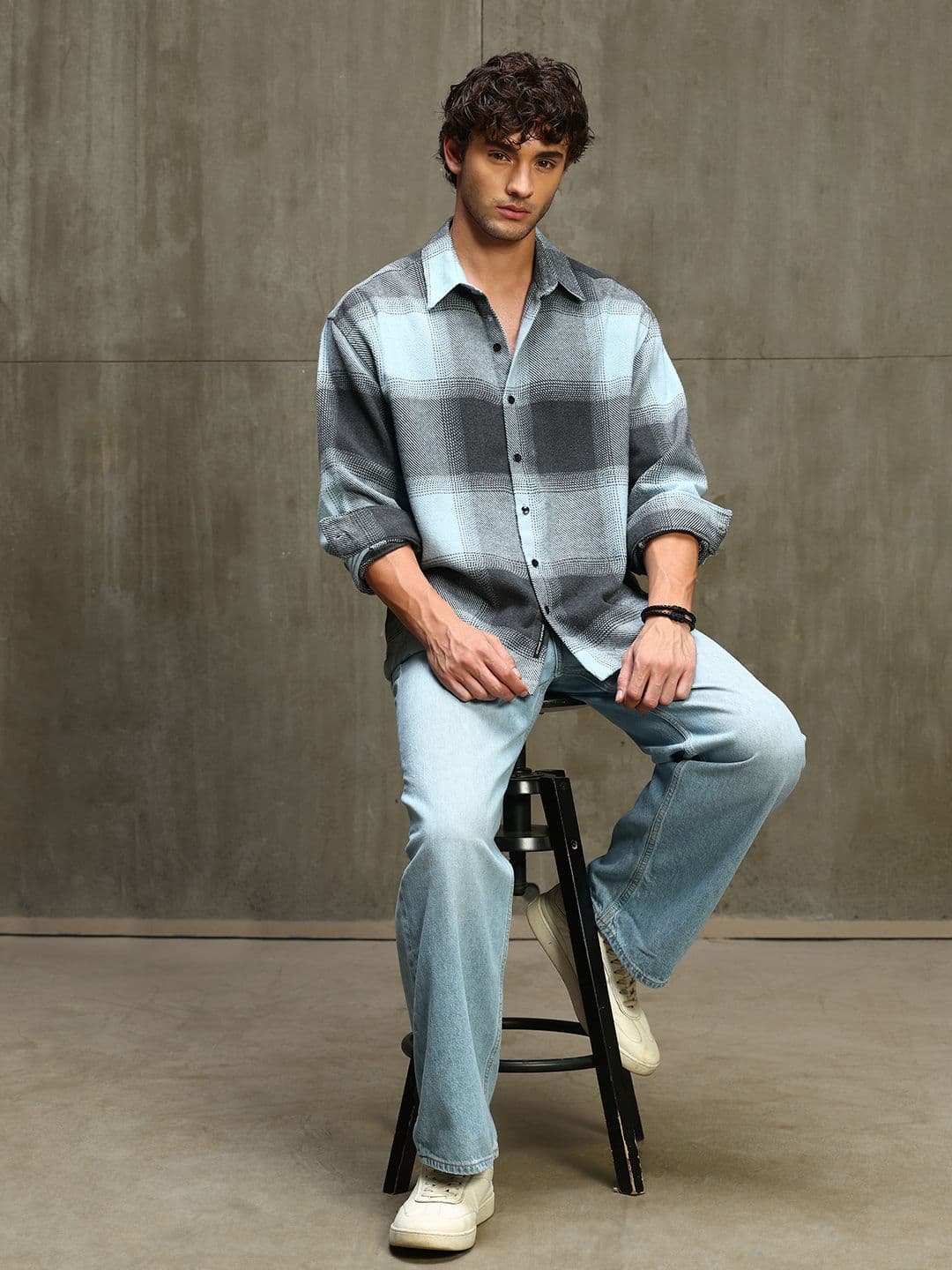 CAHOOT Men Relaxed Fit Tartan Checks Checked Casual Shirt thumbnail 2