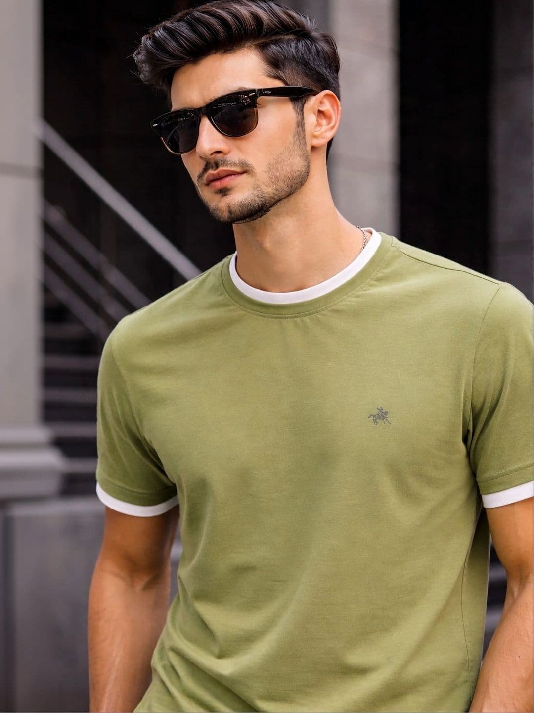 PARCELYARD Men Brand Logo T-shirt thumbnail 3